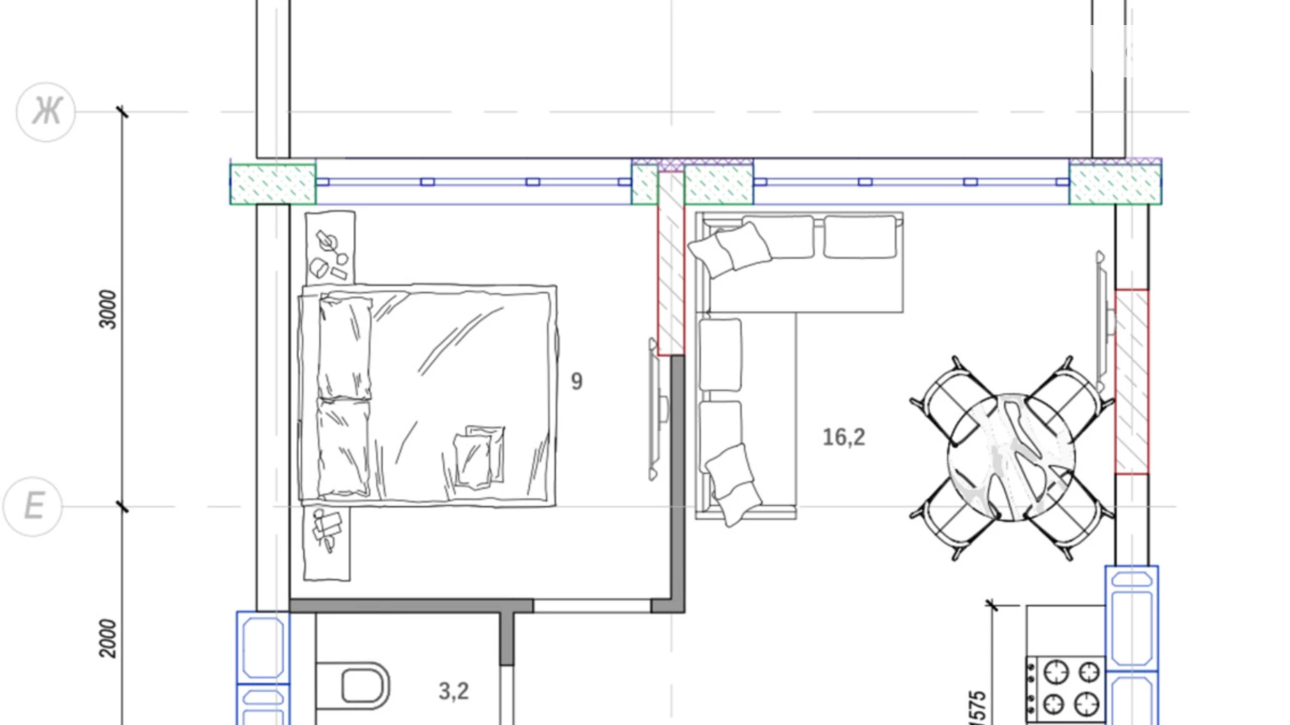 Продается 1-комнатная квартира 33 кв. м в Одессе, ул. Академика Филатова, 2 - фото 2