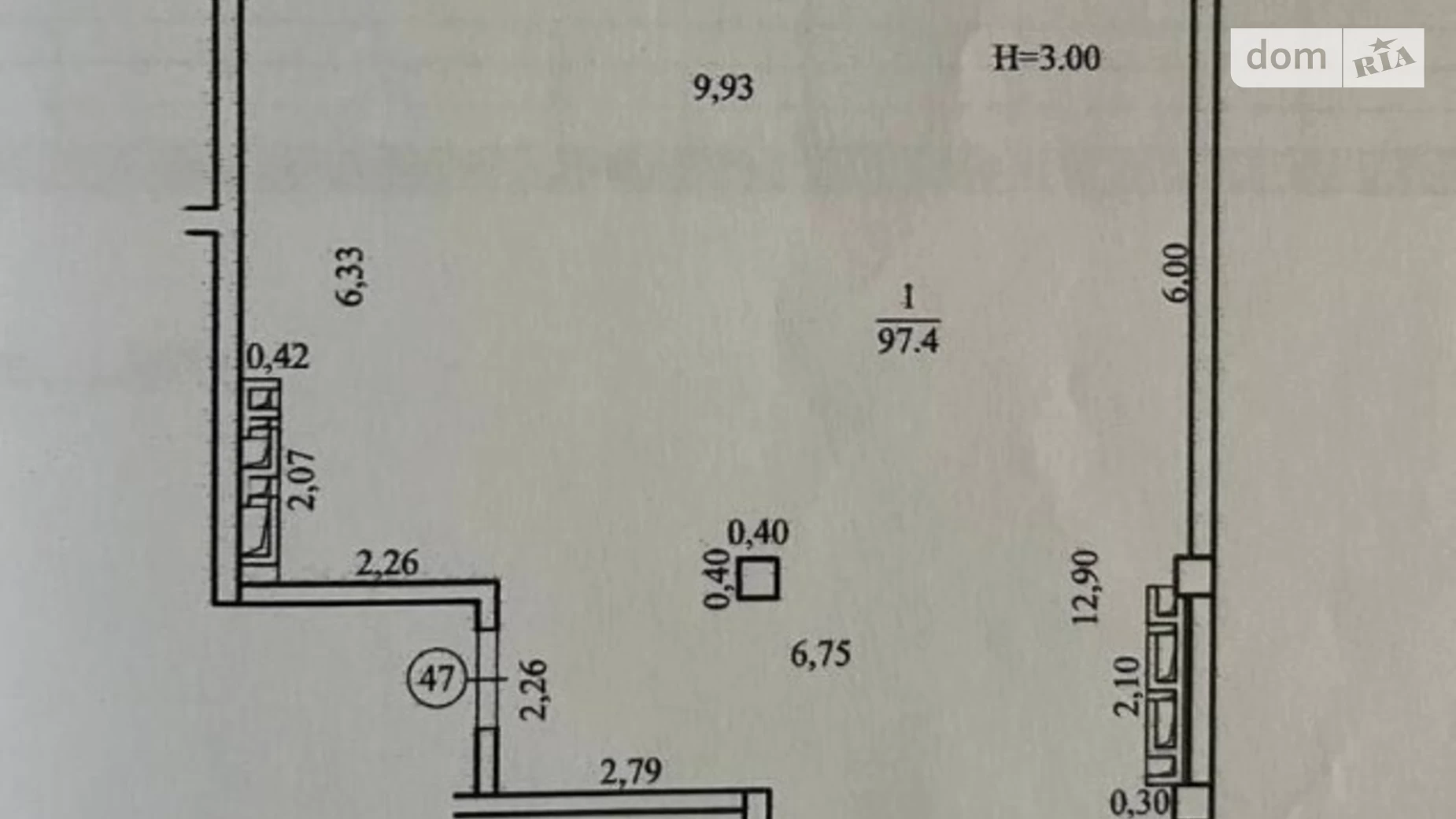 Продается 3-комнатная квартира 123 кв. м в Днепре, просп. Науки(Гагарина), 112А - фото 2