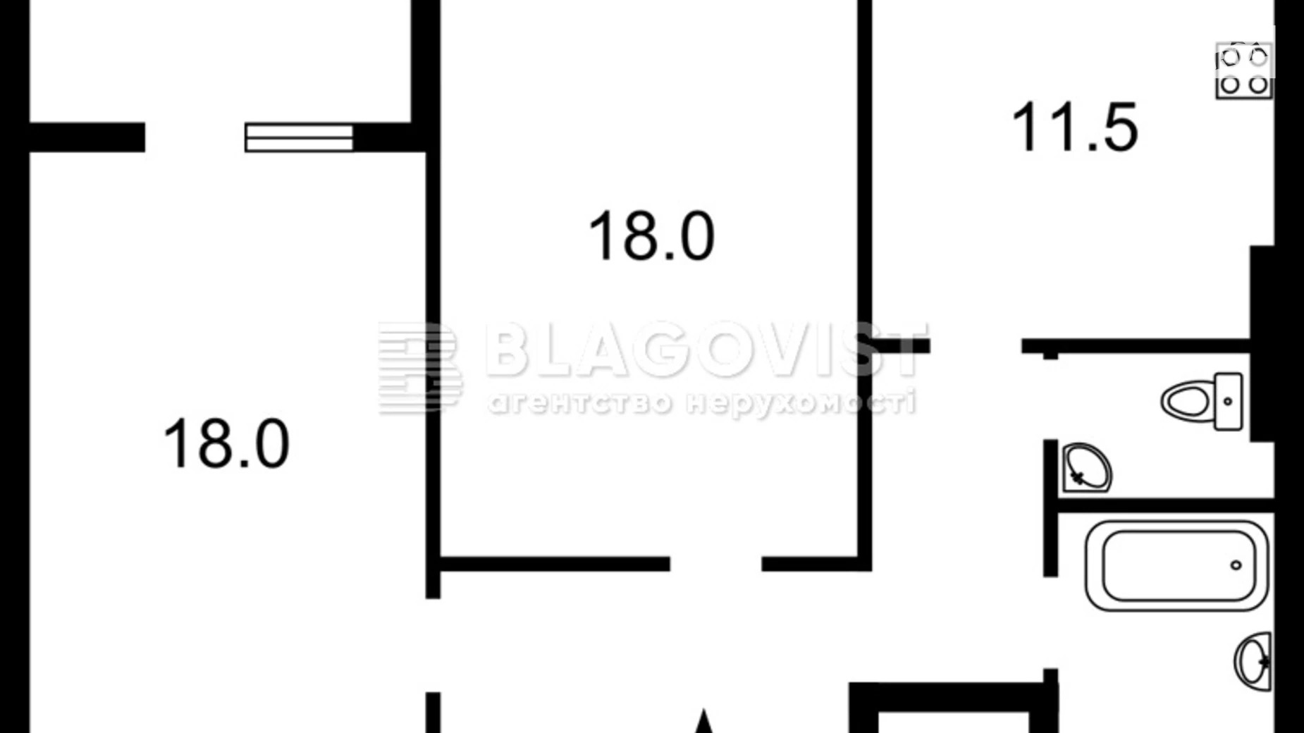 Продается 2-комнатная квартира 66 кв. м в Киеве, ул. Сергeя Данченко, 3 - фото 4