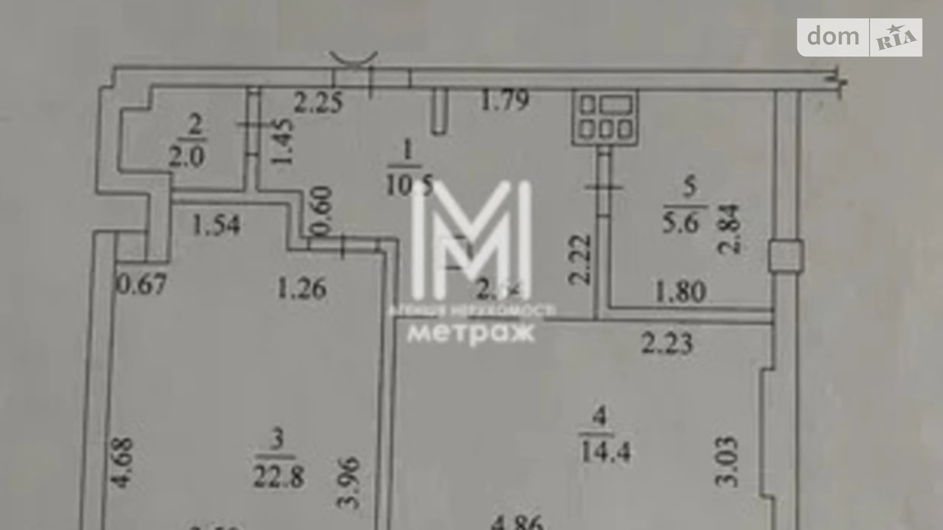 Продається 2-кімнатна квартира 58 кв. м у Харкові, просп. Науки, 43А