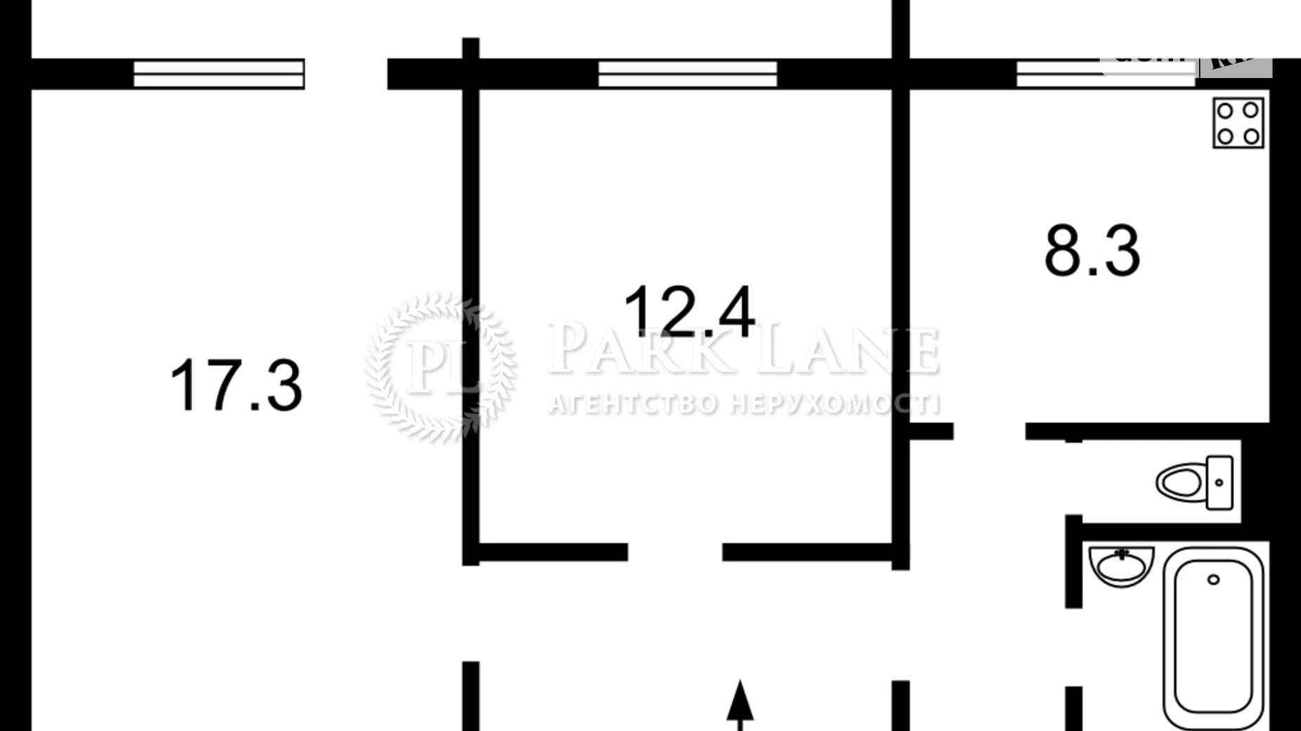 Продается 2-комнатная квартира 54 кв. м в Киеве, ул. Милославская, 25