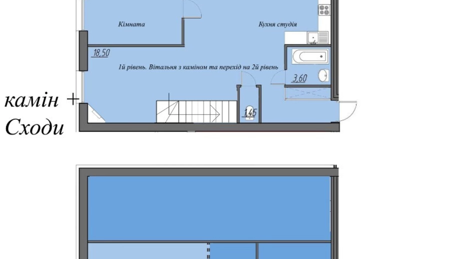 Продается 3-комнатная квартира 89 кв. м в Байковцах, ул. Солнечная - фото 17