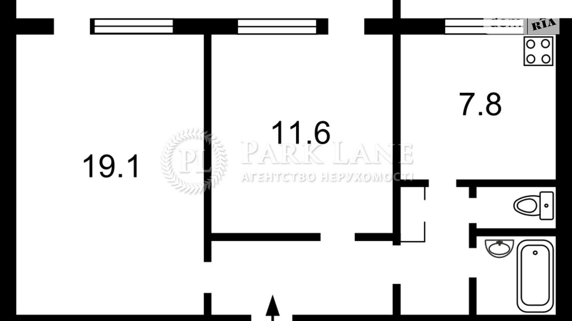 Продается 2-комнатная квартира 52 кв. м в Киеве, просп. Червоной Калины(Маяковского Владимира), 12