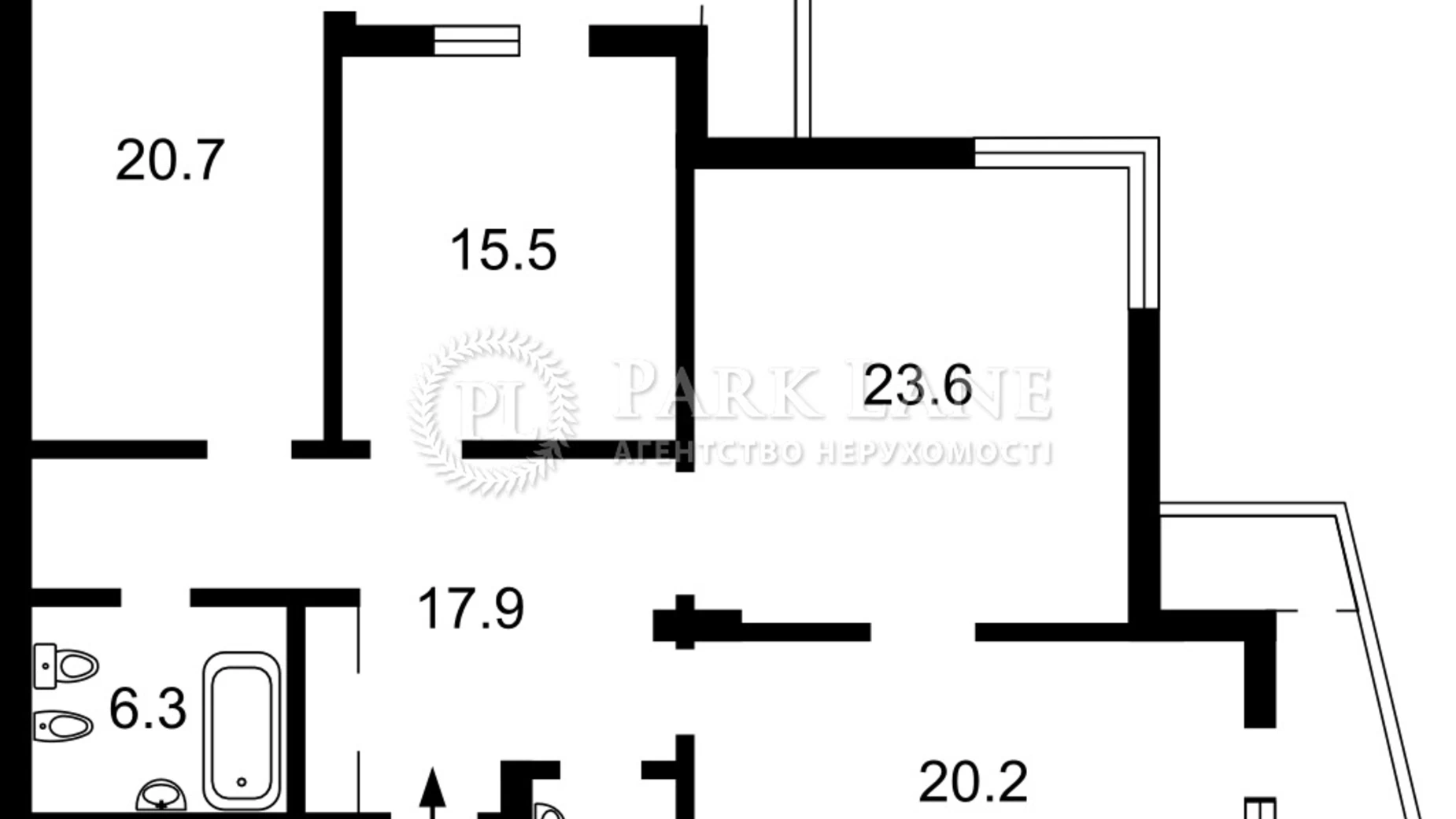 Продается 3-комнатная квартира 115 кв. м в Киеве, ул. Ушинского, 14Б - фото 3