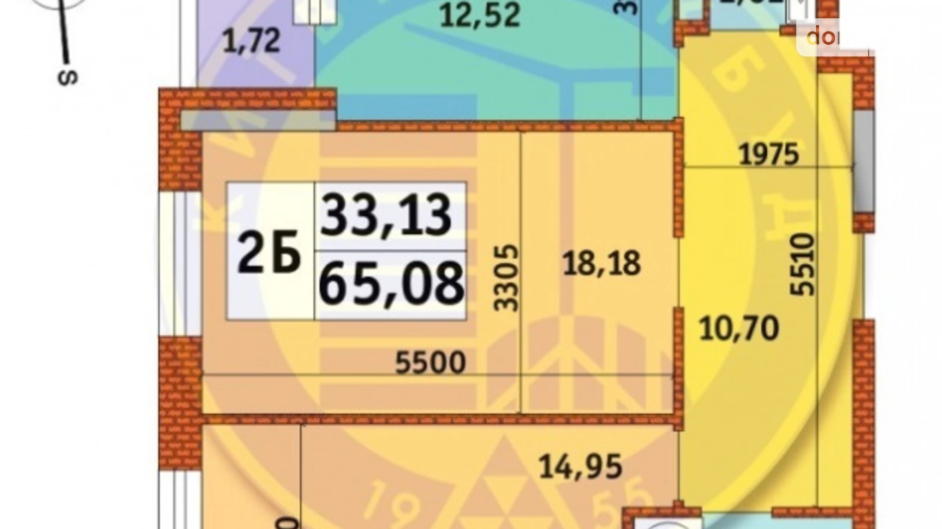 Продається 2-кімнатна квартира 65 кв. м у Києві, вул. Глибочицька, 43