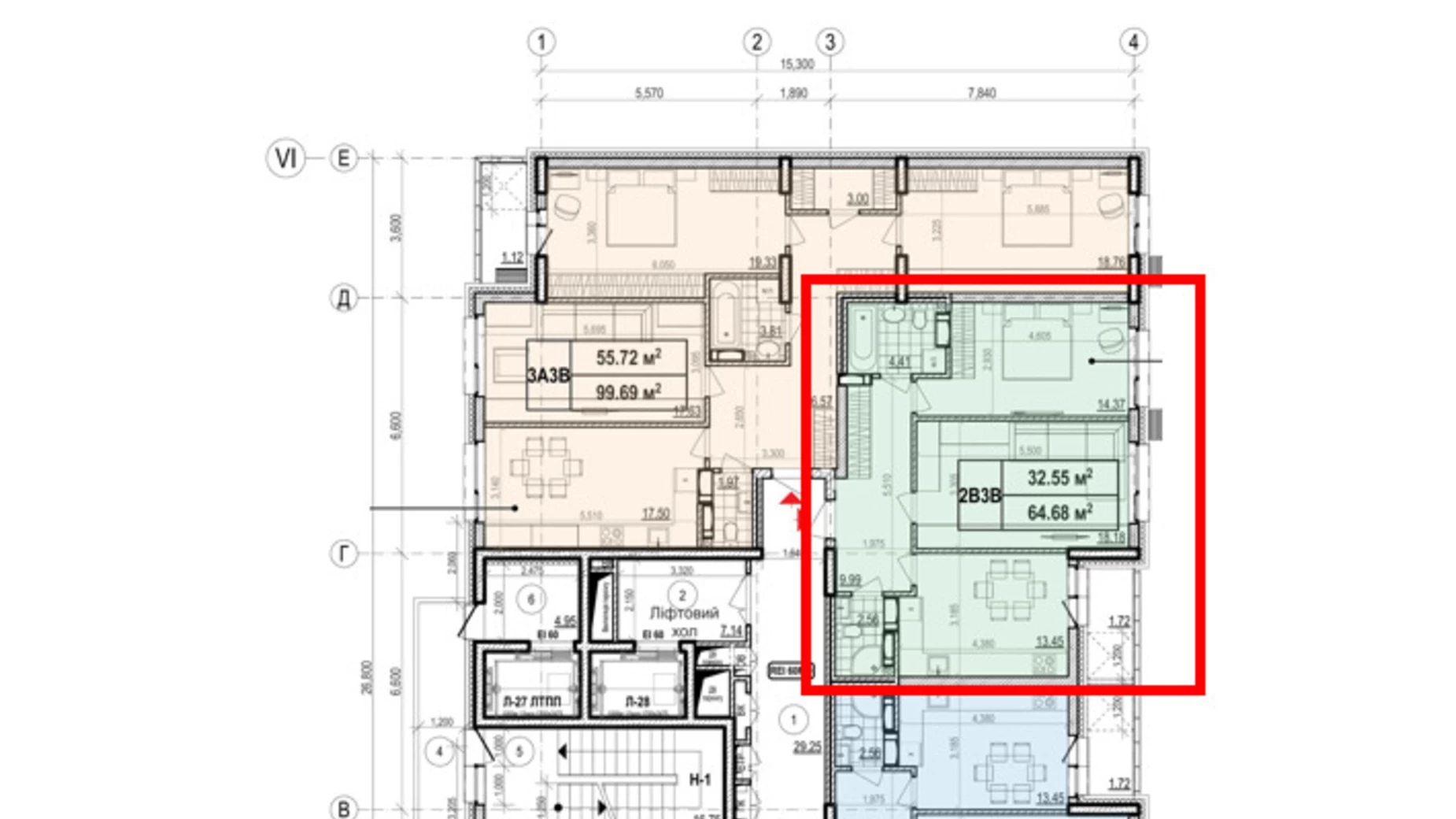 Продается 2-комнатная квартира 64 кв. м в Киеве, ул. Глубочицкая - фото 2