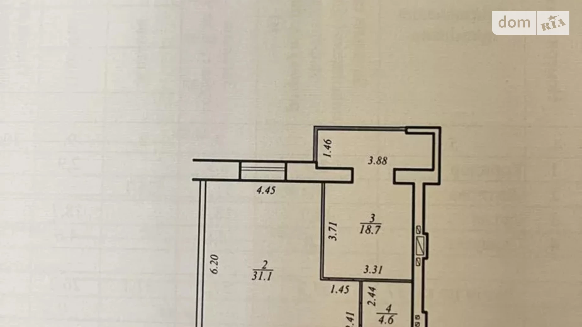 Продается 1-комнатная квартира 58 кв. м в Днепре, Запорожское шоссе, 28