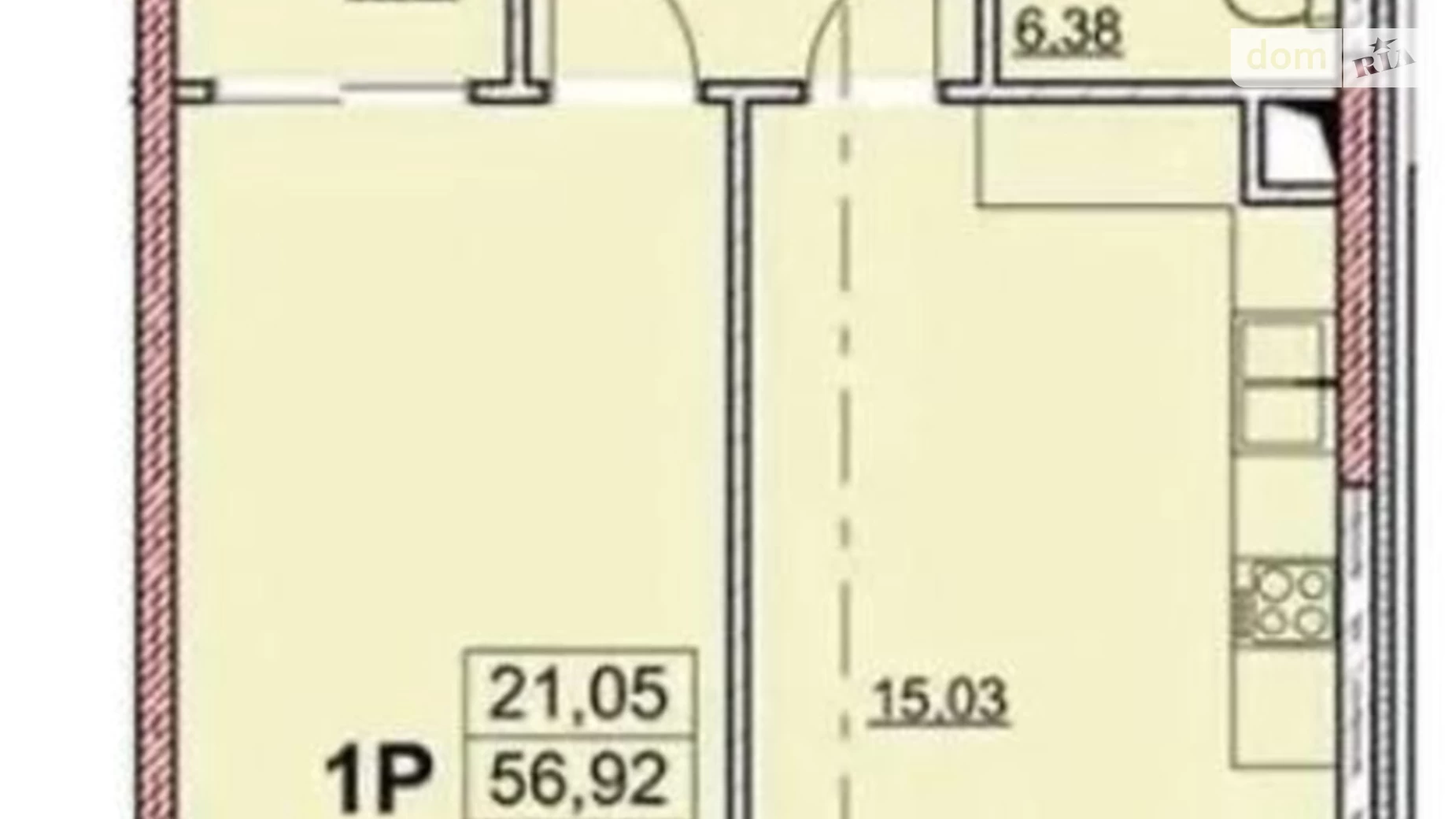 Продается 1-комнатная квартира 60 кв. м в Одессе, плато Гагаринское, 9