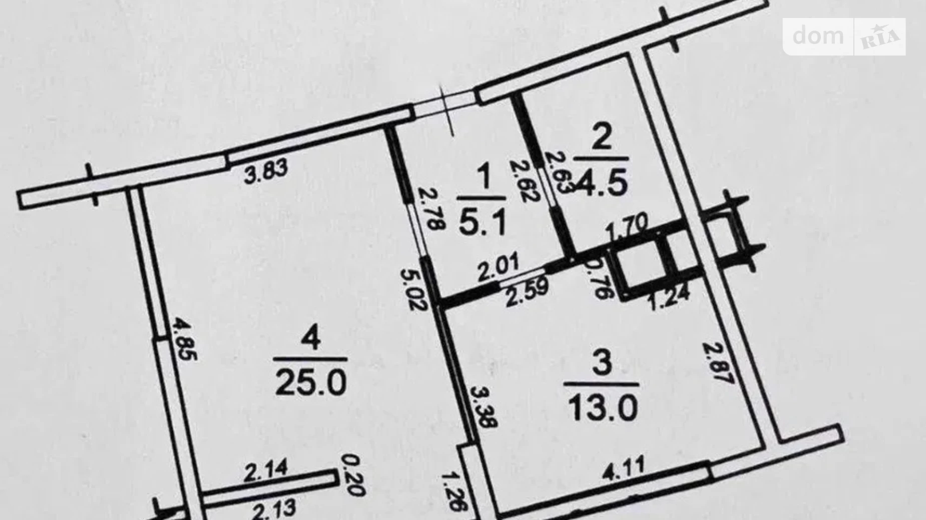 Продается 1-комнатная квартира 48 кв. м в Одессе, ул. Каманина, 16/5А - фото 5