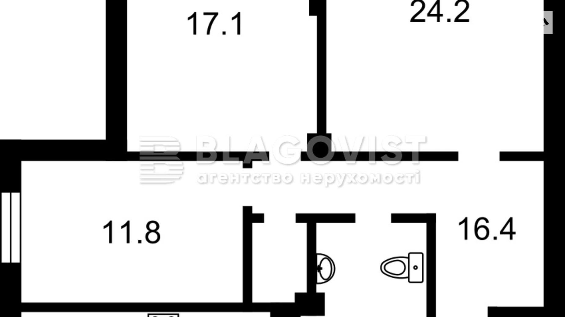 Продается 3-комнатная квартира 93 кв. м в Киеве, просп. Академика Палладина, 20