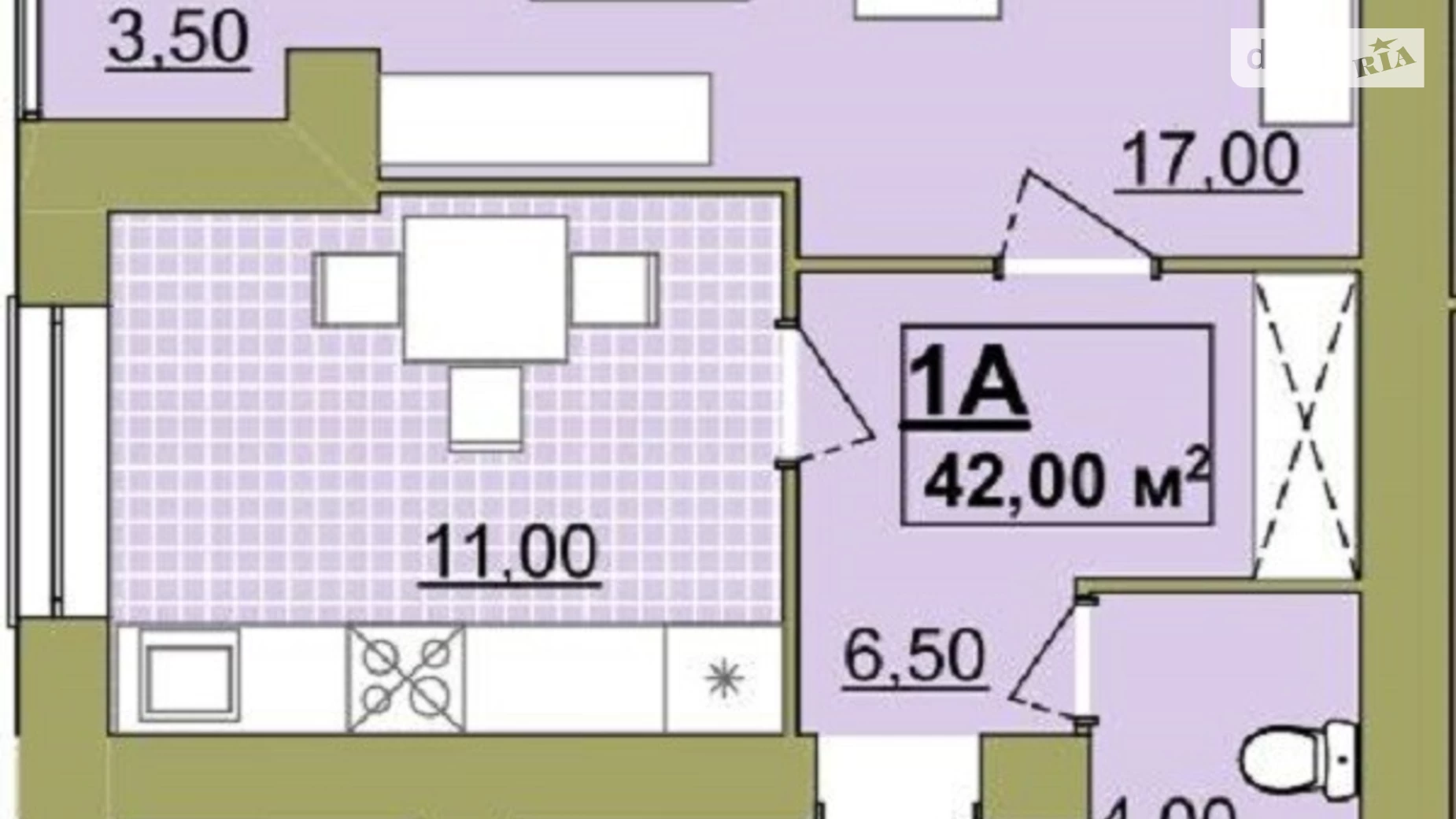 Продается 1-комнатная квартира 41.5 кв. м в Ивано-Франковске, ул. Национальной Гвардии, 14