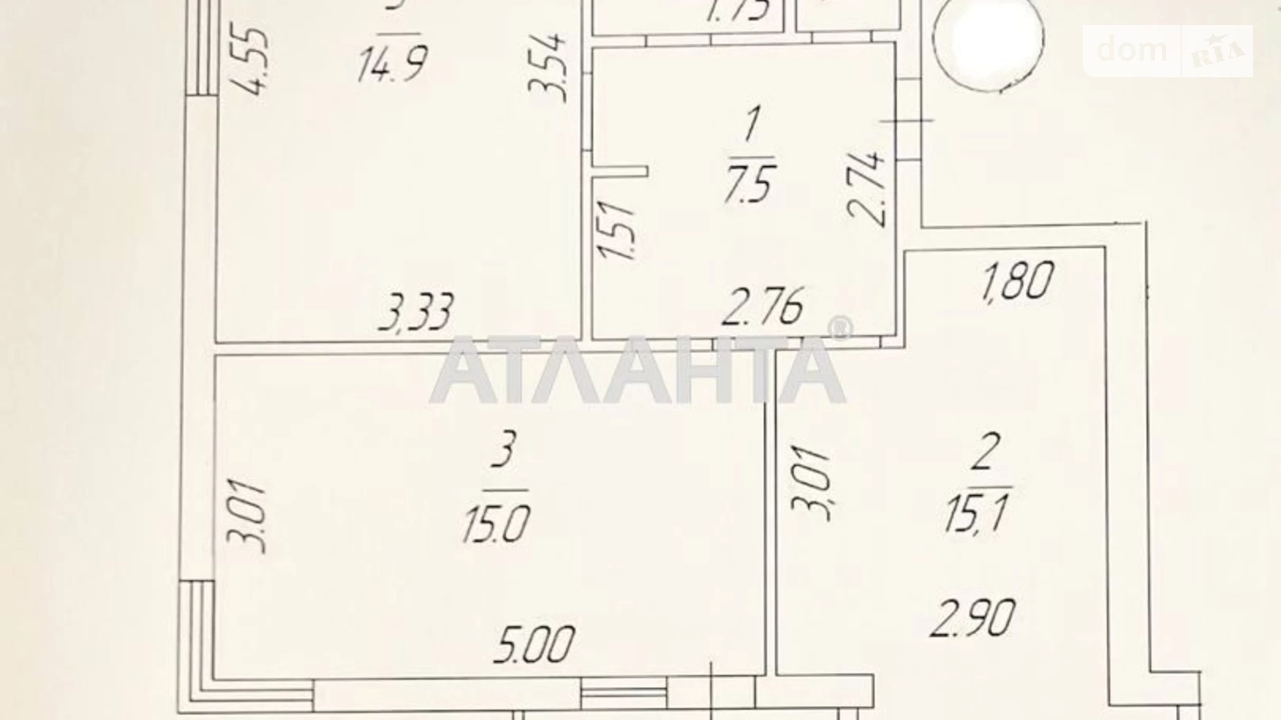 Продается 2-комнатная квартира 60 кв. м в Одессе - фото 3