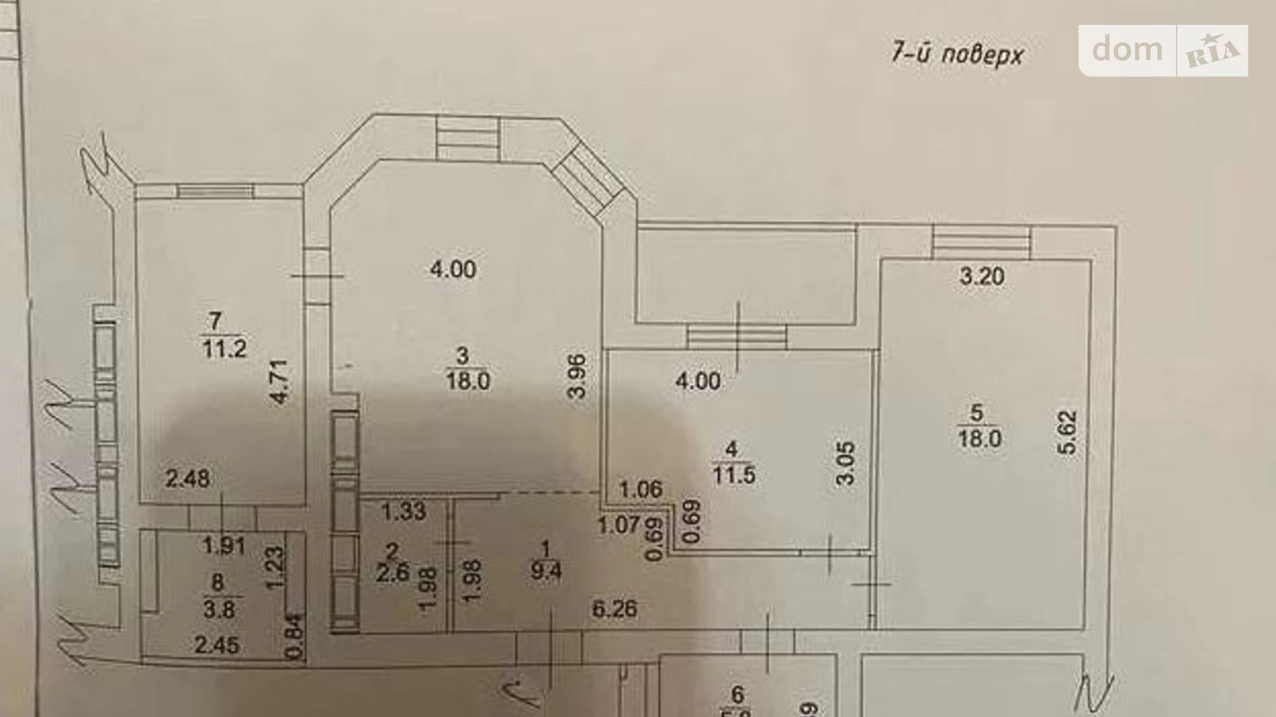 Продається 3-кімнатна квартира 85 кв. м у Харкові, вул. Професорська, 14