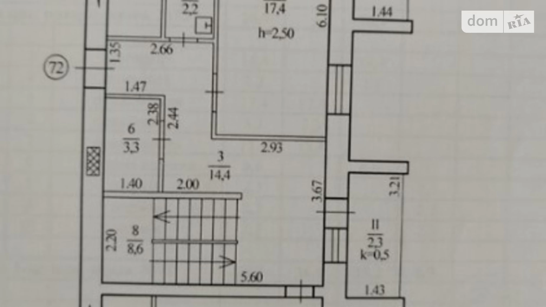 Продается 3-комнатная квартира 86 кв. м в Днепре, ул. Караваева, 31