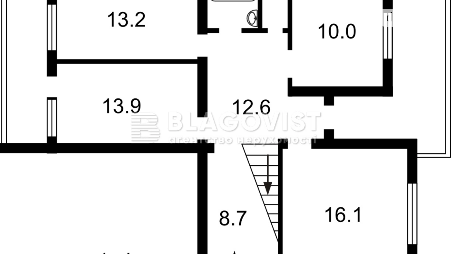 Продается 4-комнатная квартира 170 кв. м в Киеве, ул. Борщаговская, 145 - фото 4