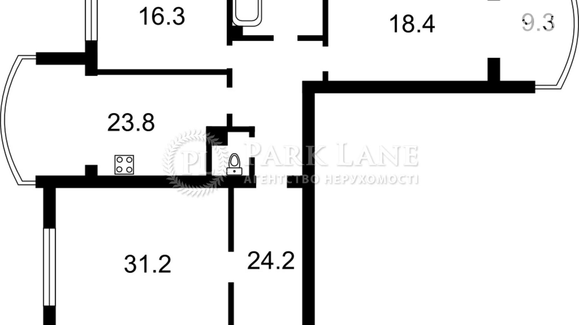 Продается 3-комнатная квартира 132 кв. м в Киеве, просп. Владимира Ивасюка, 8