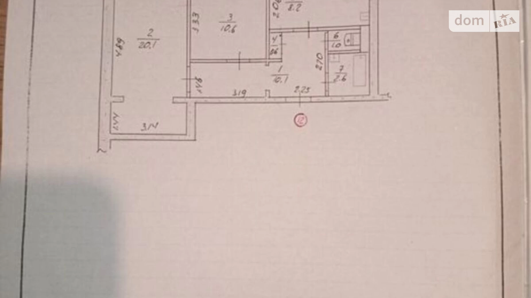 2-комнатная квартира 54 кв. м в Запорожье, ул. Днепровские пороги, 31