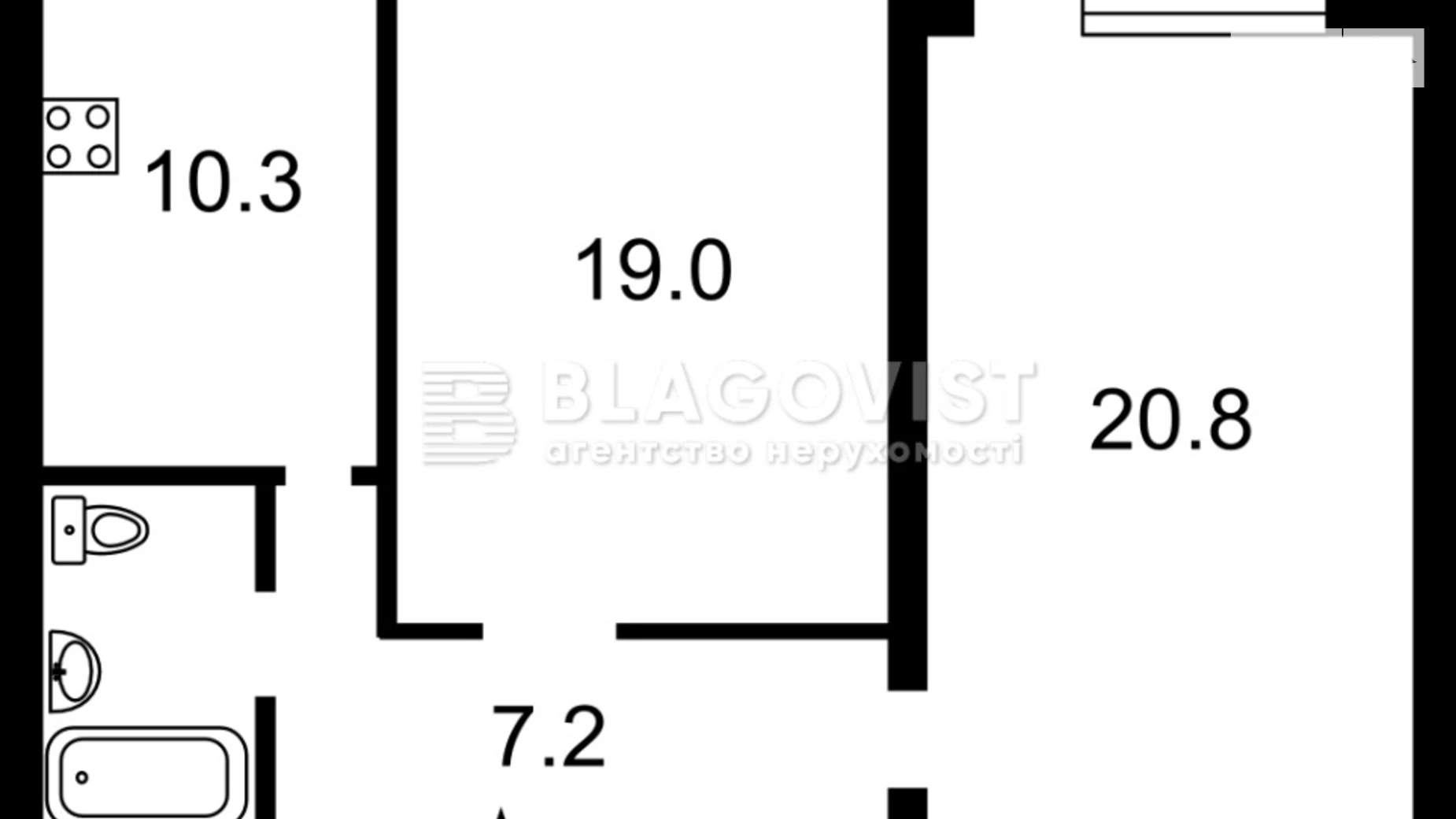 Продается 2-комнатная квартира 65 кв. м в Киеве, ул. Резницкая, 8