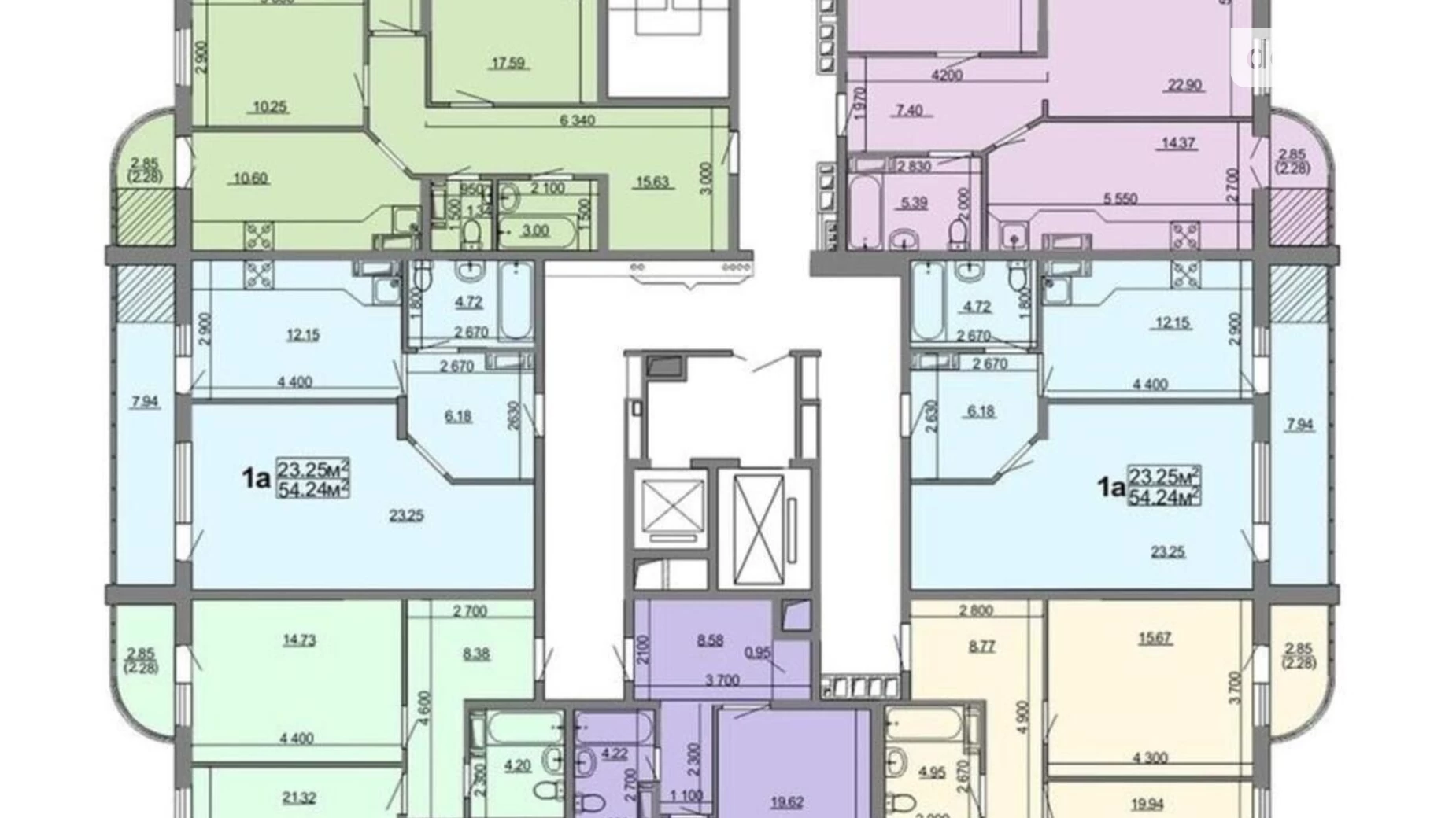 Продается 2-комнатная квартира 67 кв. м в Черкассах, ул. Благовестная, 210