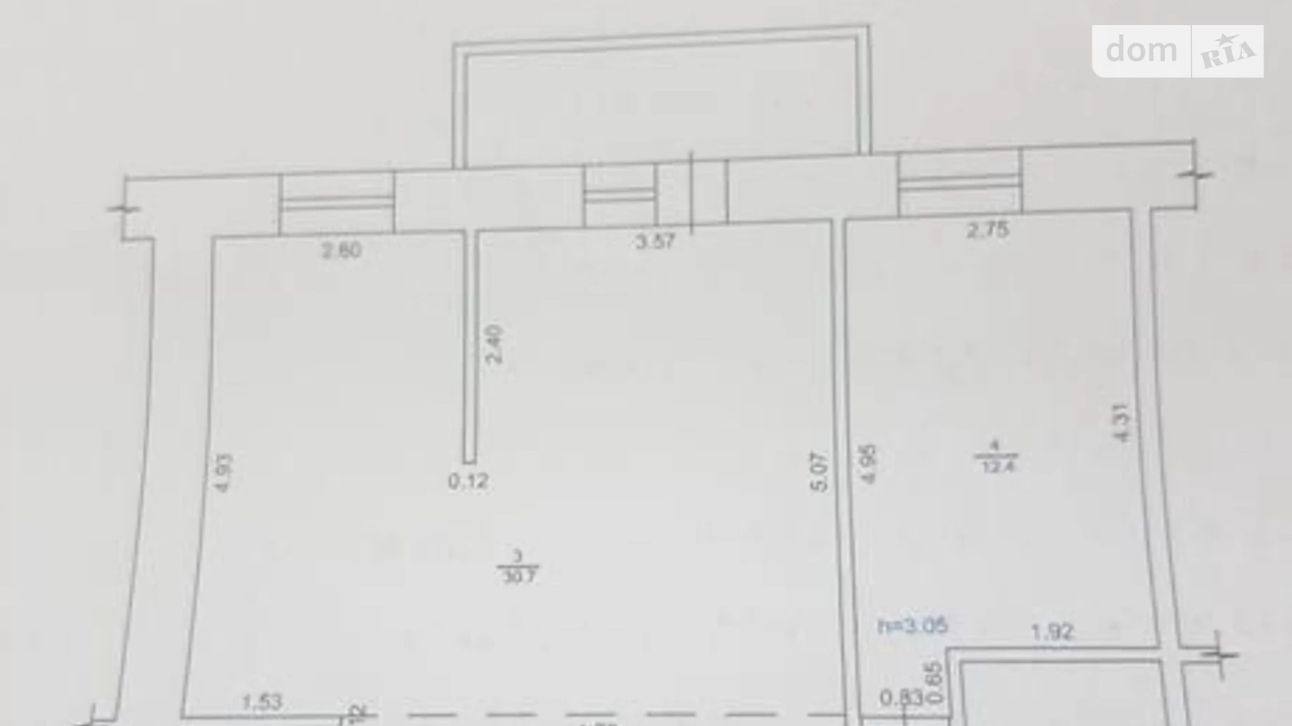 Продается 2-комнатная квартира 63 кв. м в Полтаве, ул. Соборности, 46В