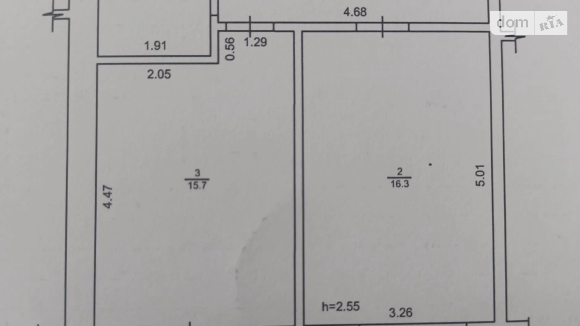 Продається 1-кімнатна квартира 47 кв. м у Полтаві, вул. Старий Поділ, 18