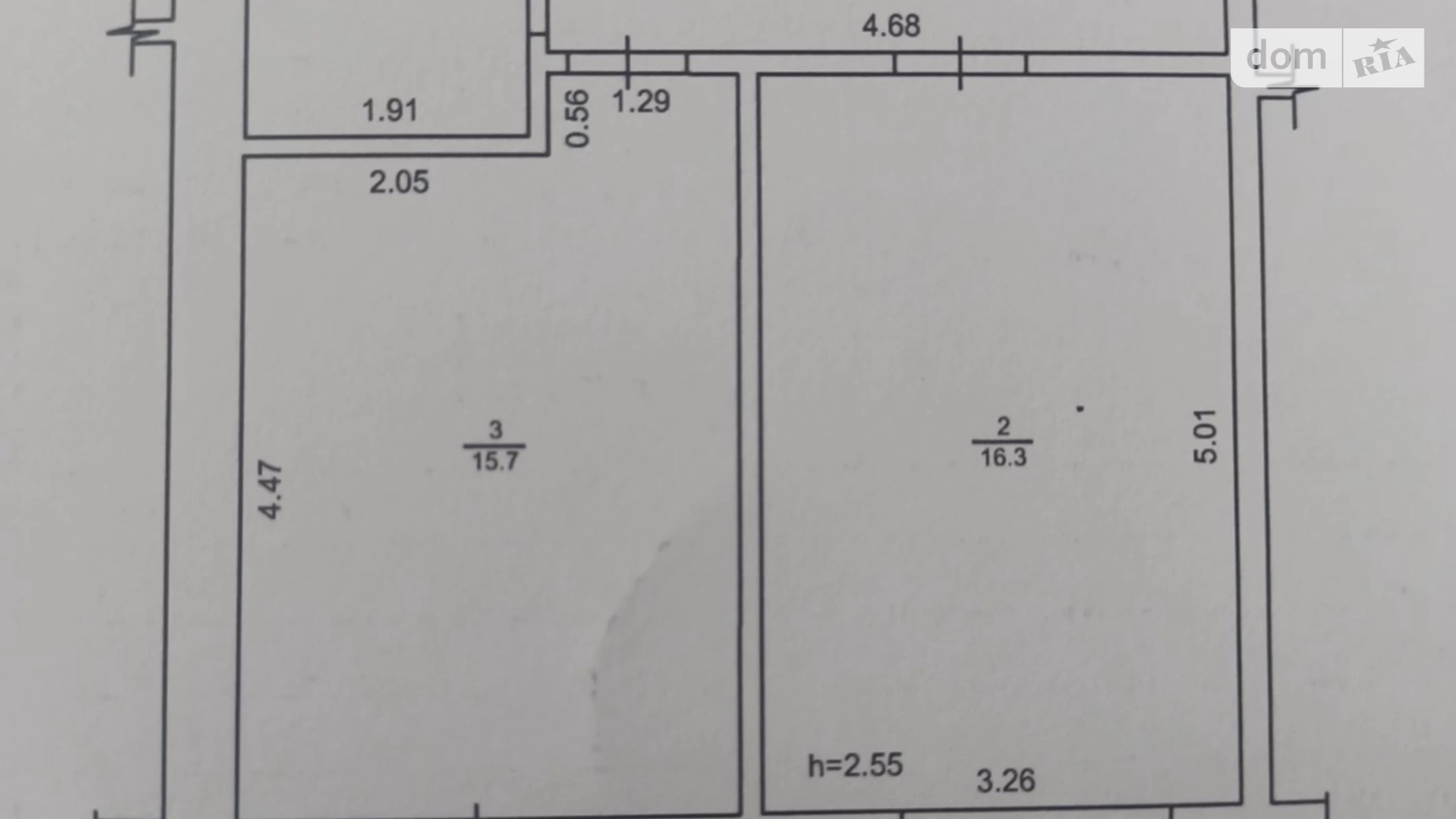 Продається 1-кімнатна квартира 47 кв. м у Полтаві, вул. Старий Поділ, 18