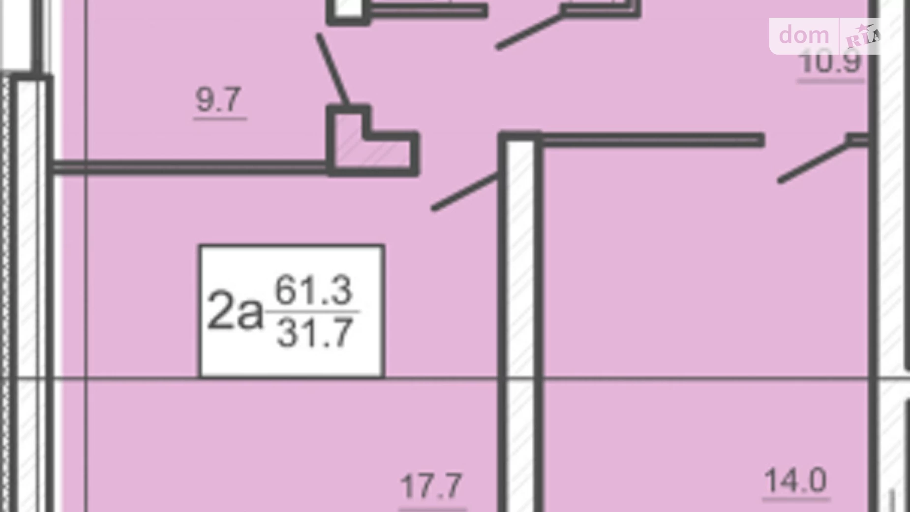 Продается 2-комнатная квартира 61 кв. м в Харькове, ул. Героев Труда, 1