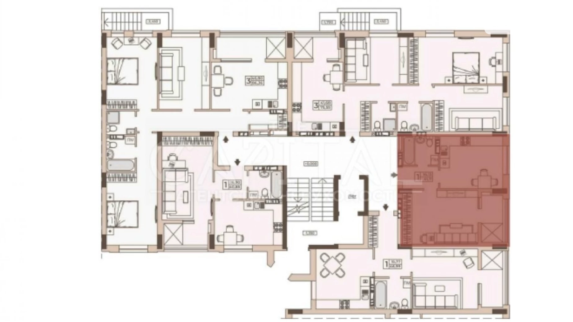 Продается 1-комнатная квартира 41.11 кв. м в Киеве, ул. Николая Юнкерова, 37