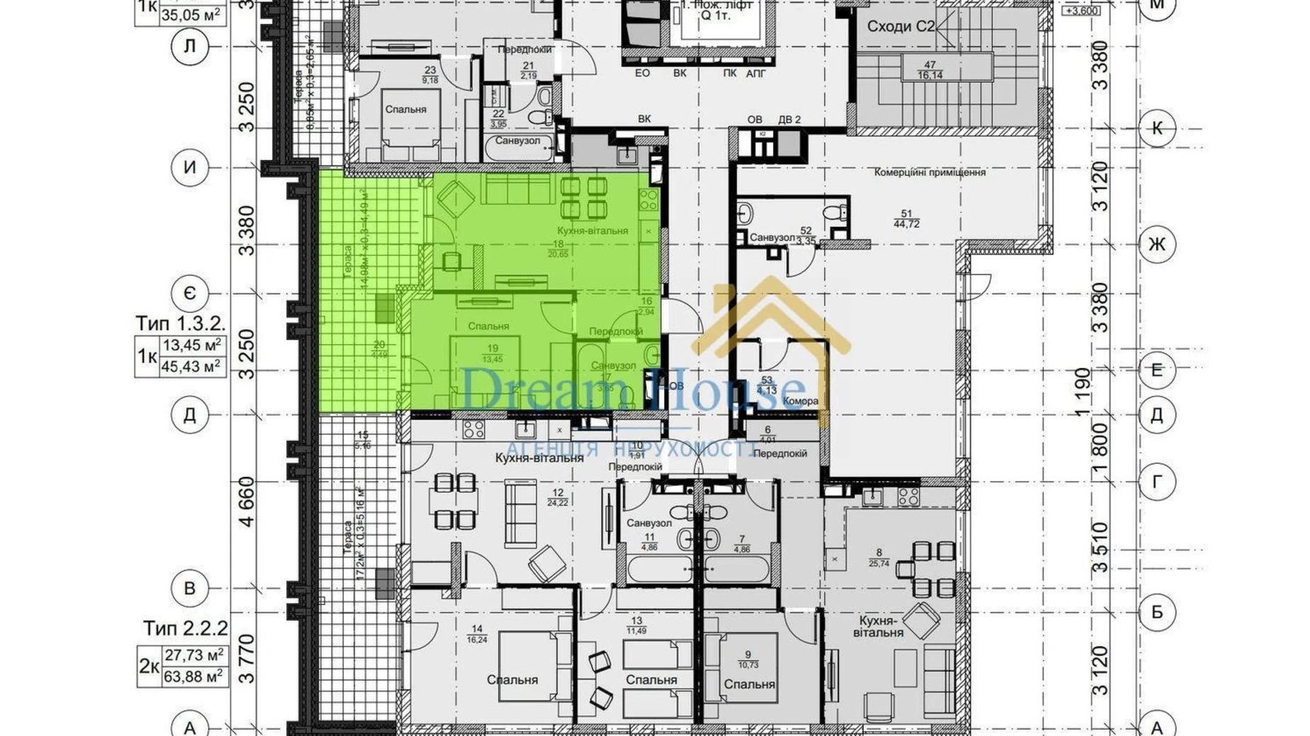 Продается 1-комнатная квартира 45.4 кв. м в Киеве, ул. Армянская, 8/127 - фото 5