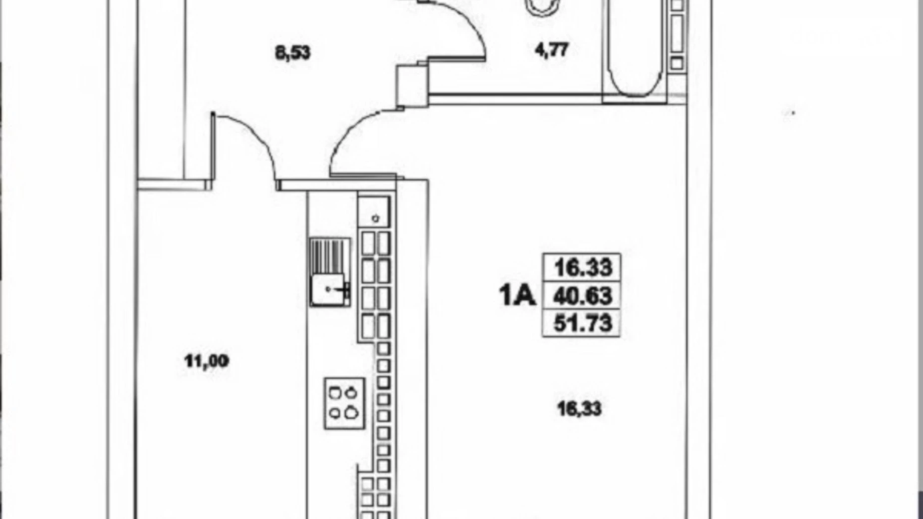 Продається 1-кімнатна квартира 52 кв. м у Крижанівка, вул. Софіївська, 4 - фото 4