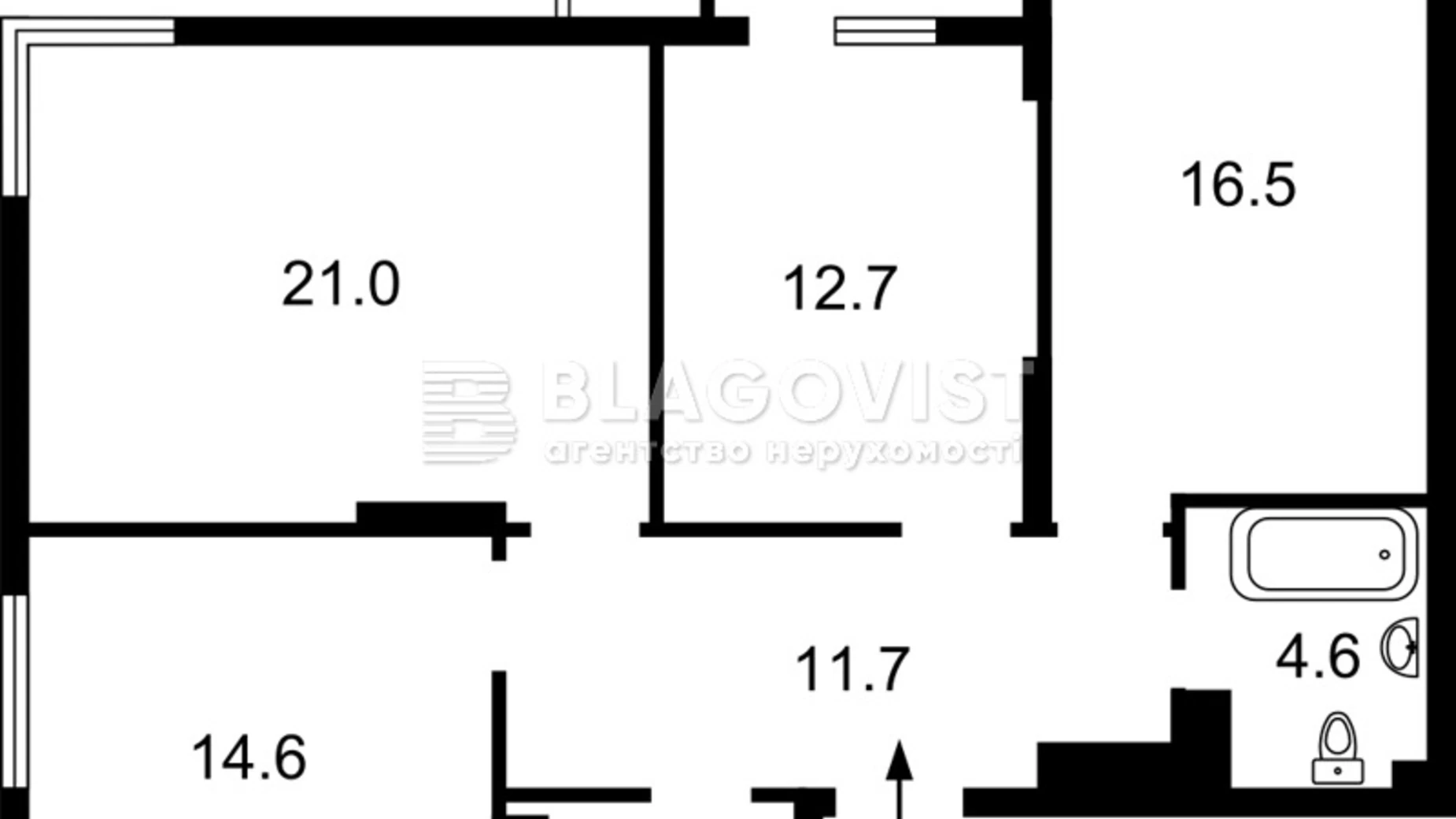 Продается 3-комнатная квартира 87.3 кв. м в Киеве, ул. Ивана Выговского(Маршала Гречко), 10М - фото 4