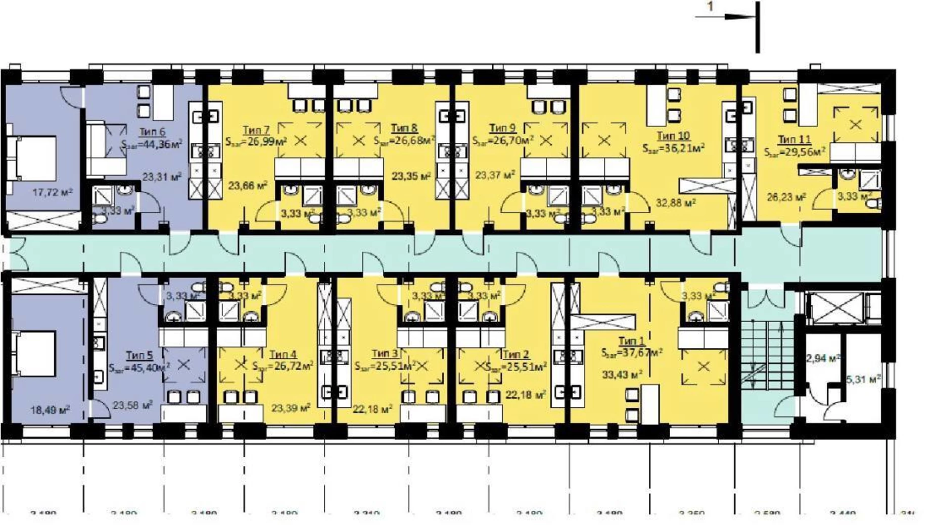 Продается 1-комнатная квартира 26.7 кв. м в Львове, ул. Золотая, 10