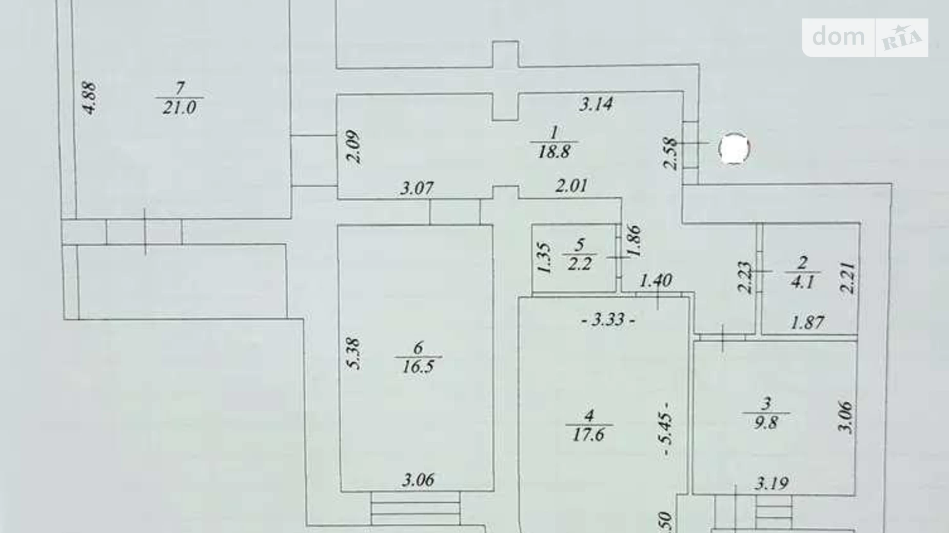 Продається 3-кімнатна квартира 97 кв. м у Чайках, вул. Валерія Лобановського, 30В