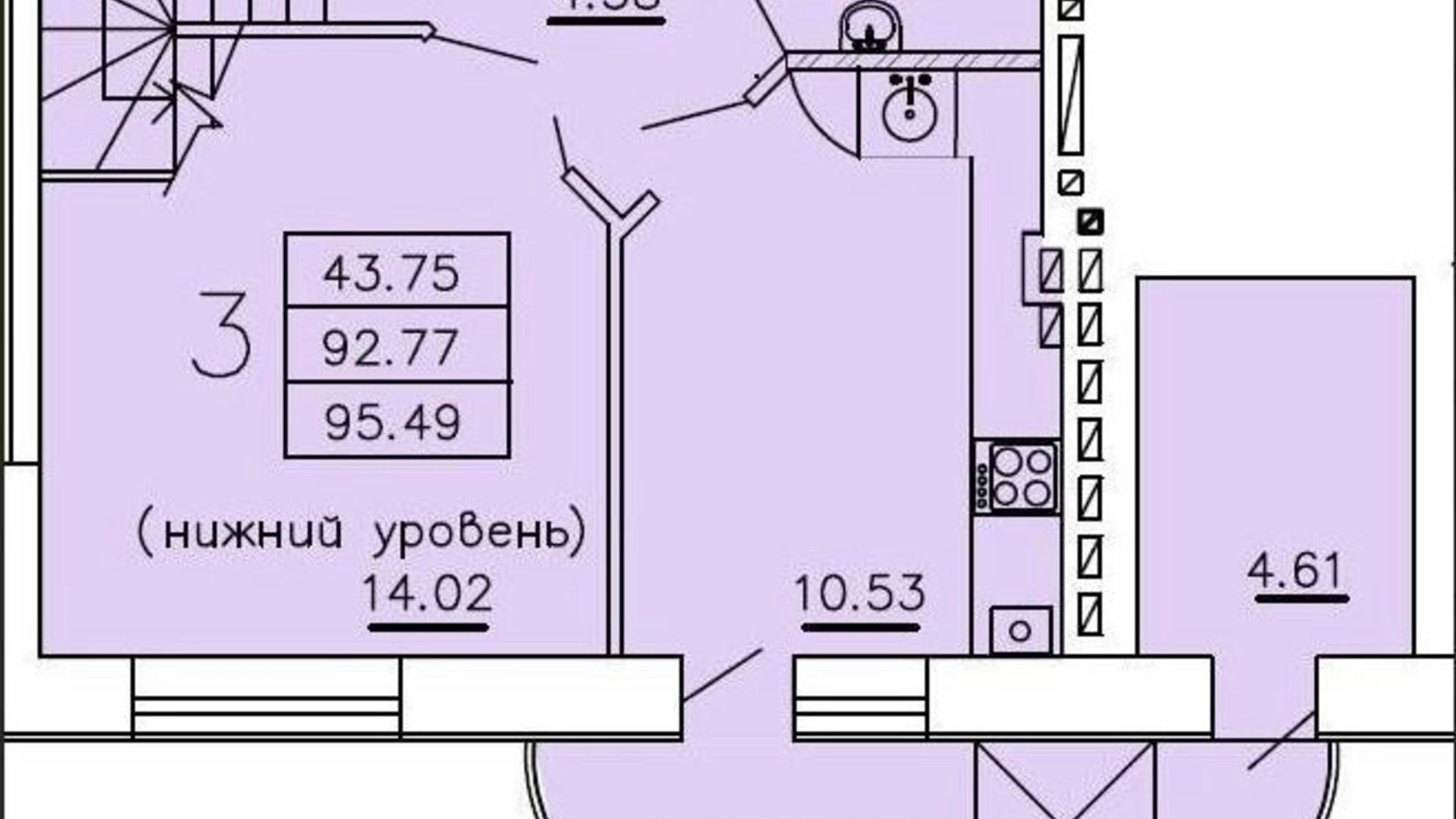 Продається 4-кімнатна квартира 110 кв. м у Одесі - фото 3