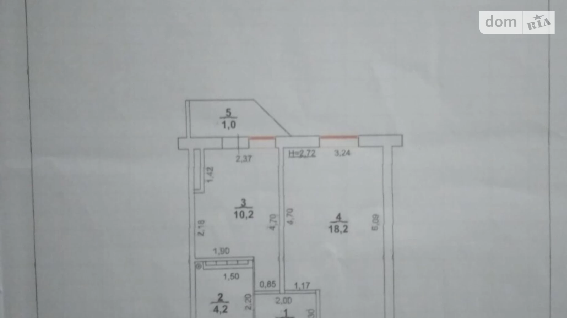 Продается 1-комнатная квартира 36 кв. м в Одессе, ул. Академика Заболотного, 55А