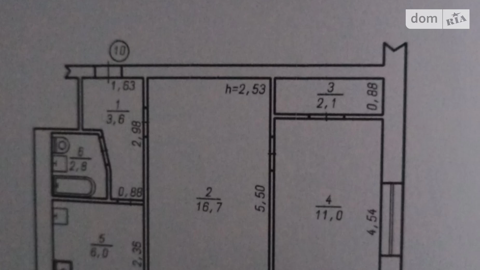 Продается 2-комнатная квартира 42 кв. м в Хмельницком, ул. Каменецкая, 102