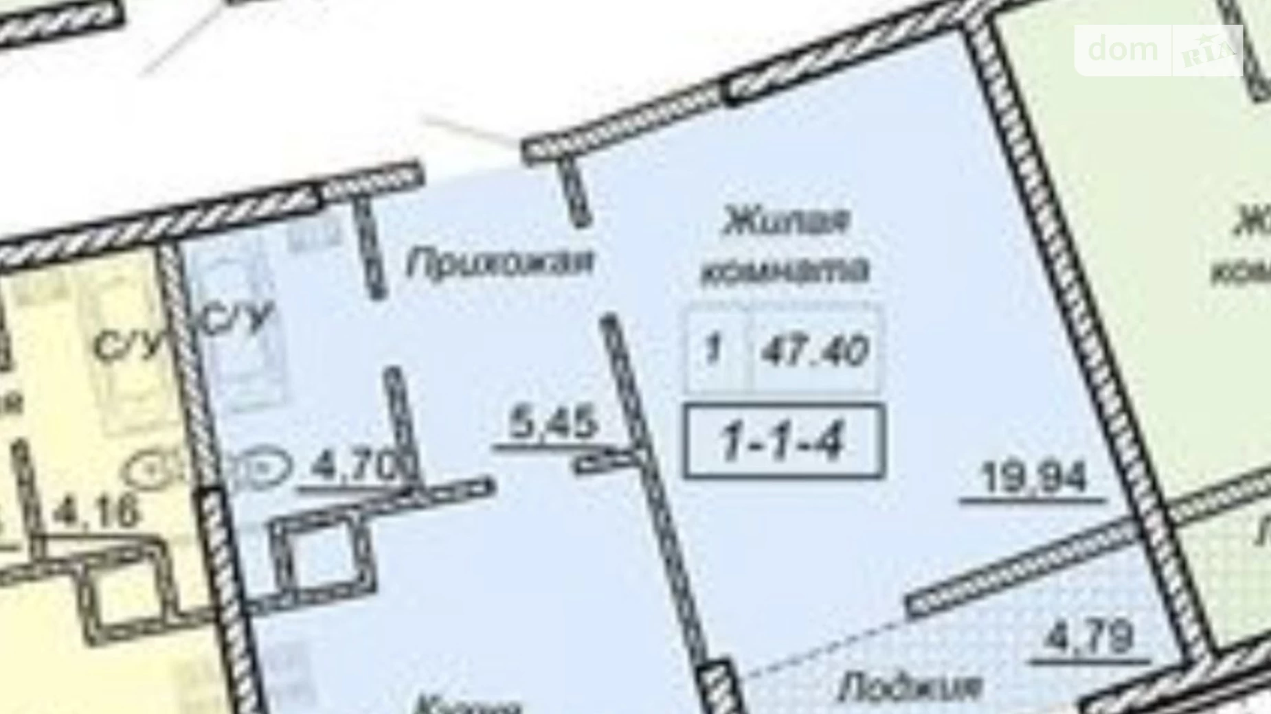 Продається 1-кімнатна квартира 48 кв. м у Одесі, вул. Каманіна, 16/3