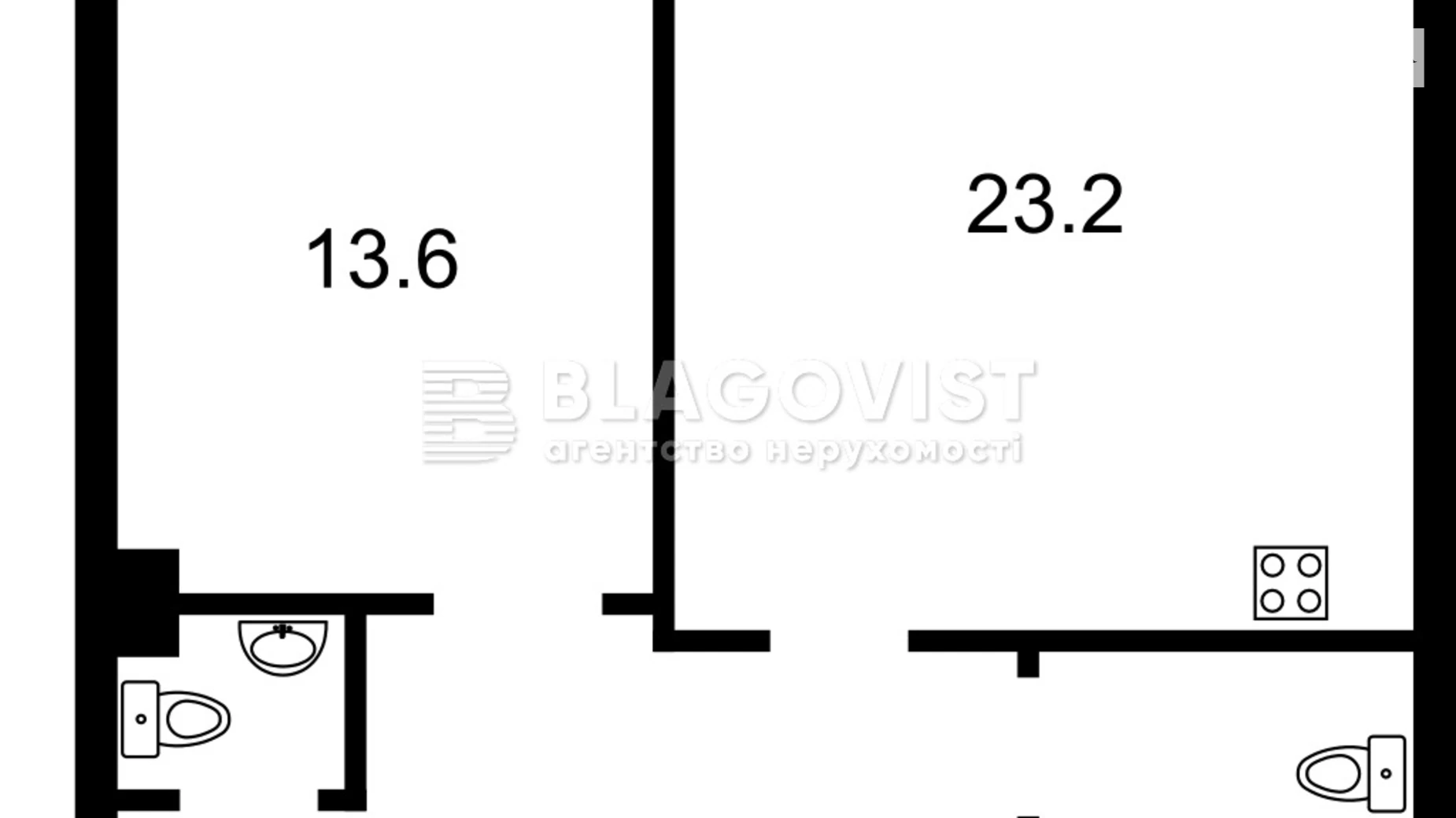 Продается 2-комнатная квартира 58 кв. м в Киеве, ул. Волошская, 50/38 - фото 3