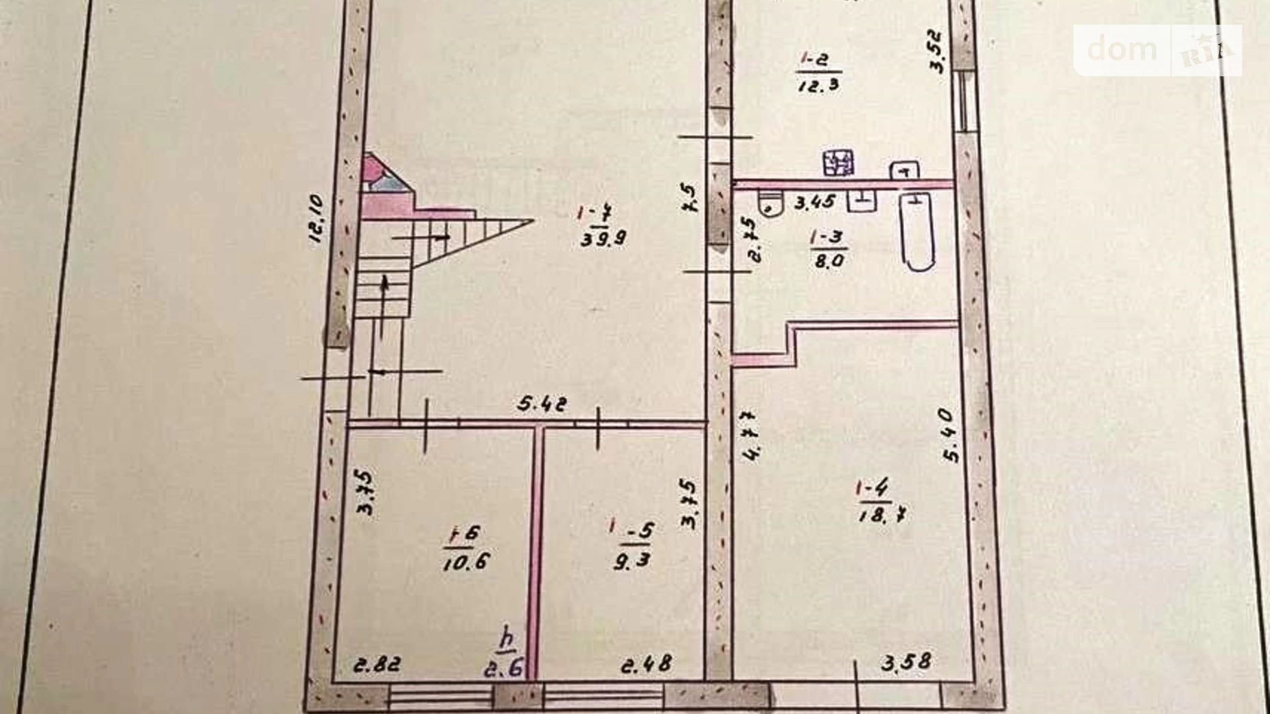 Продается дом на 2 этажа 205 кв. м с подвалом, Ульянова