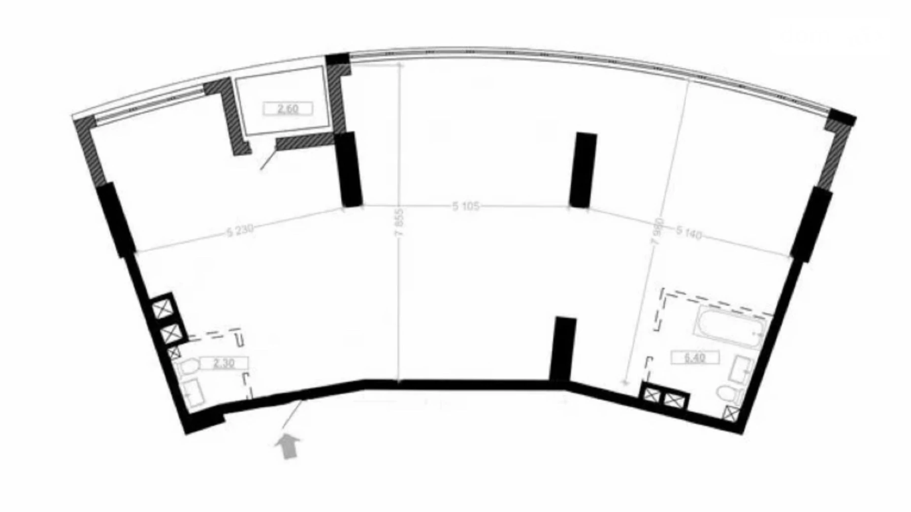 Продается 3-комнатная квартира 125 кв. м в Киеве, ул. Бусловская, 12 - фото 2