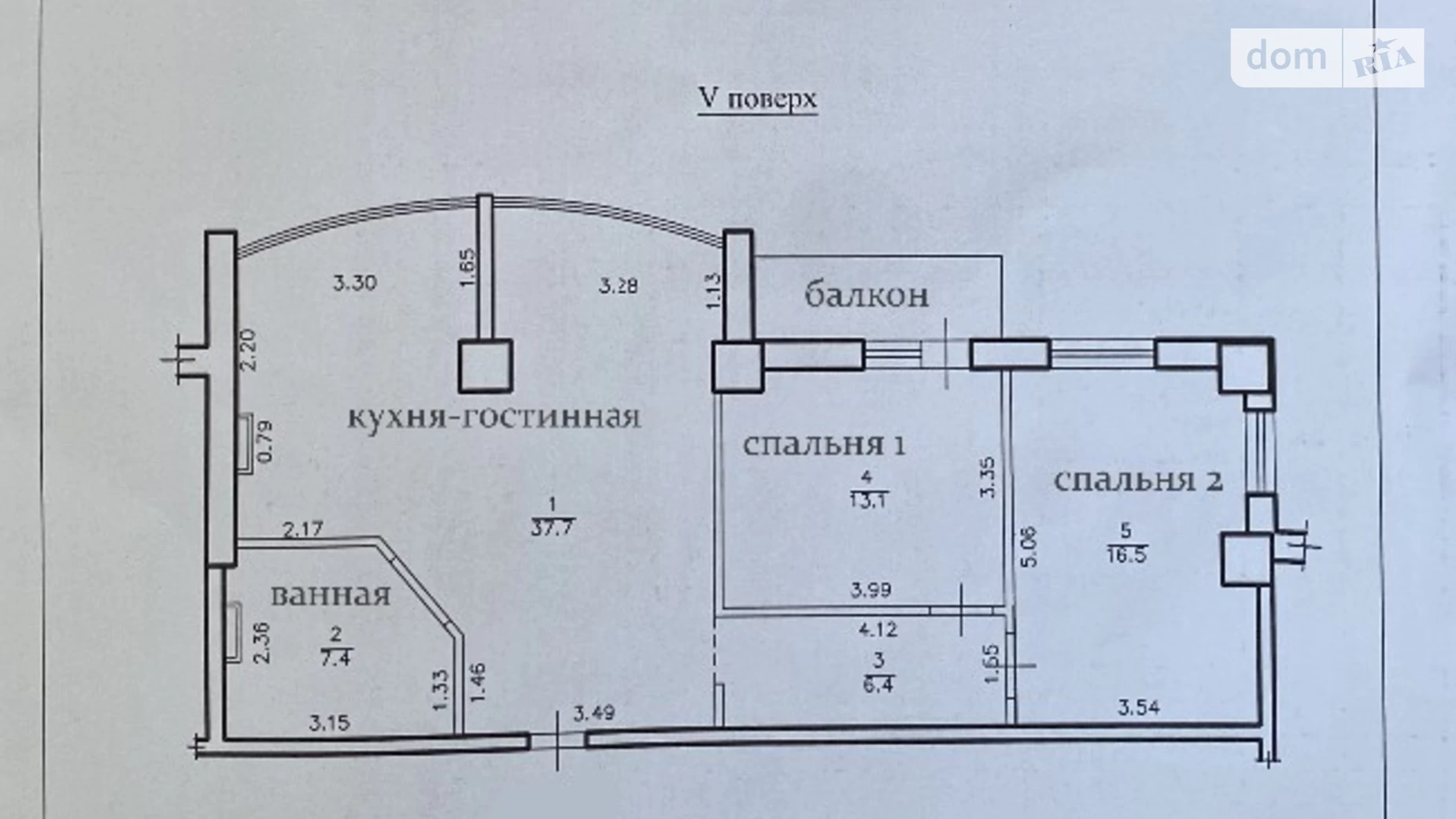 Продається 2-кімнатна квартира 86 кв. м у Одесі, вул. Педагогічна, 21