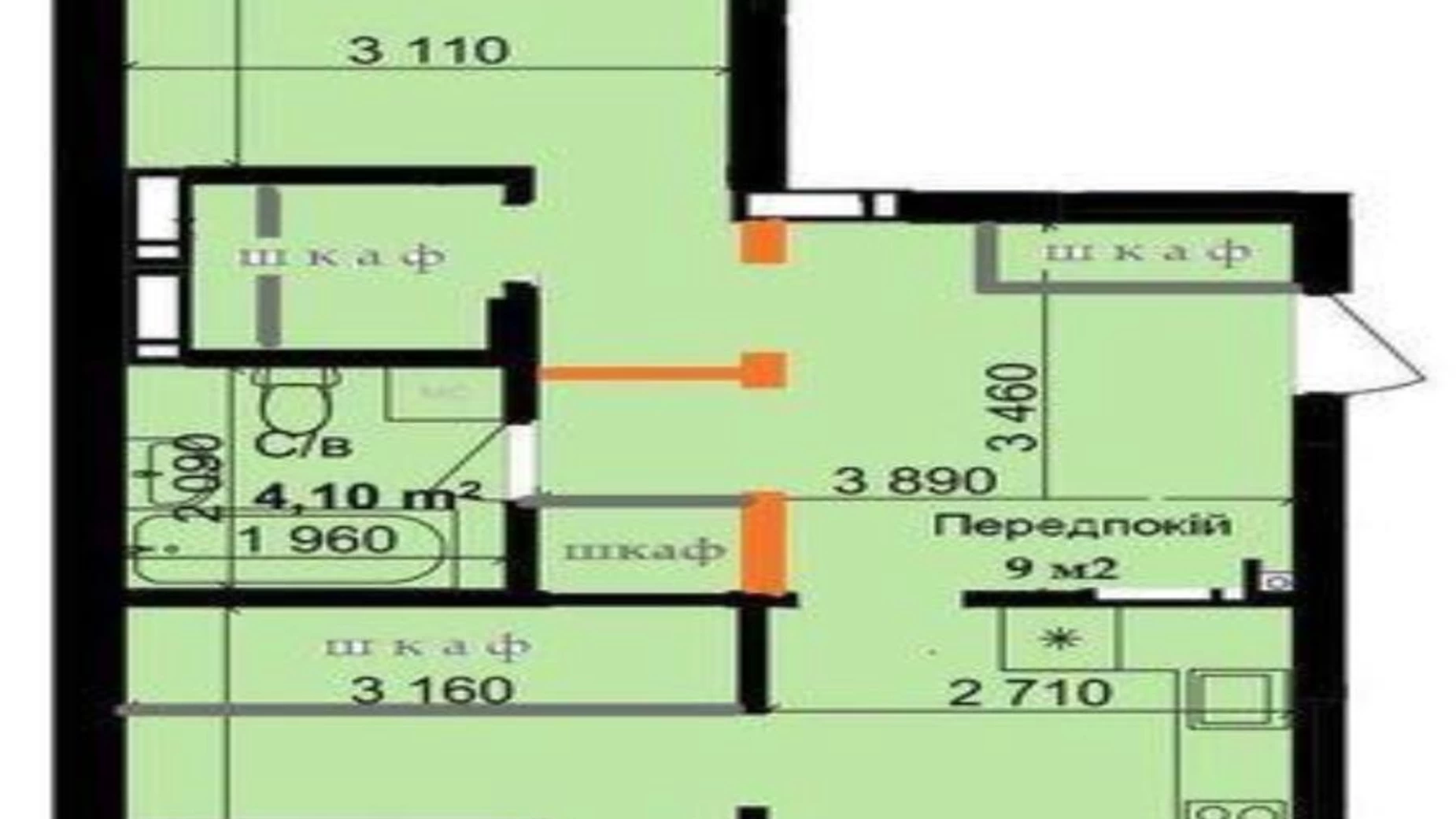 Продается 2-комнатная квартира 72 кв. м в Киеве, ул. Академика Заболотного, 148 - фото 3