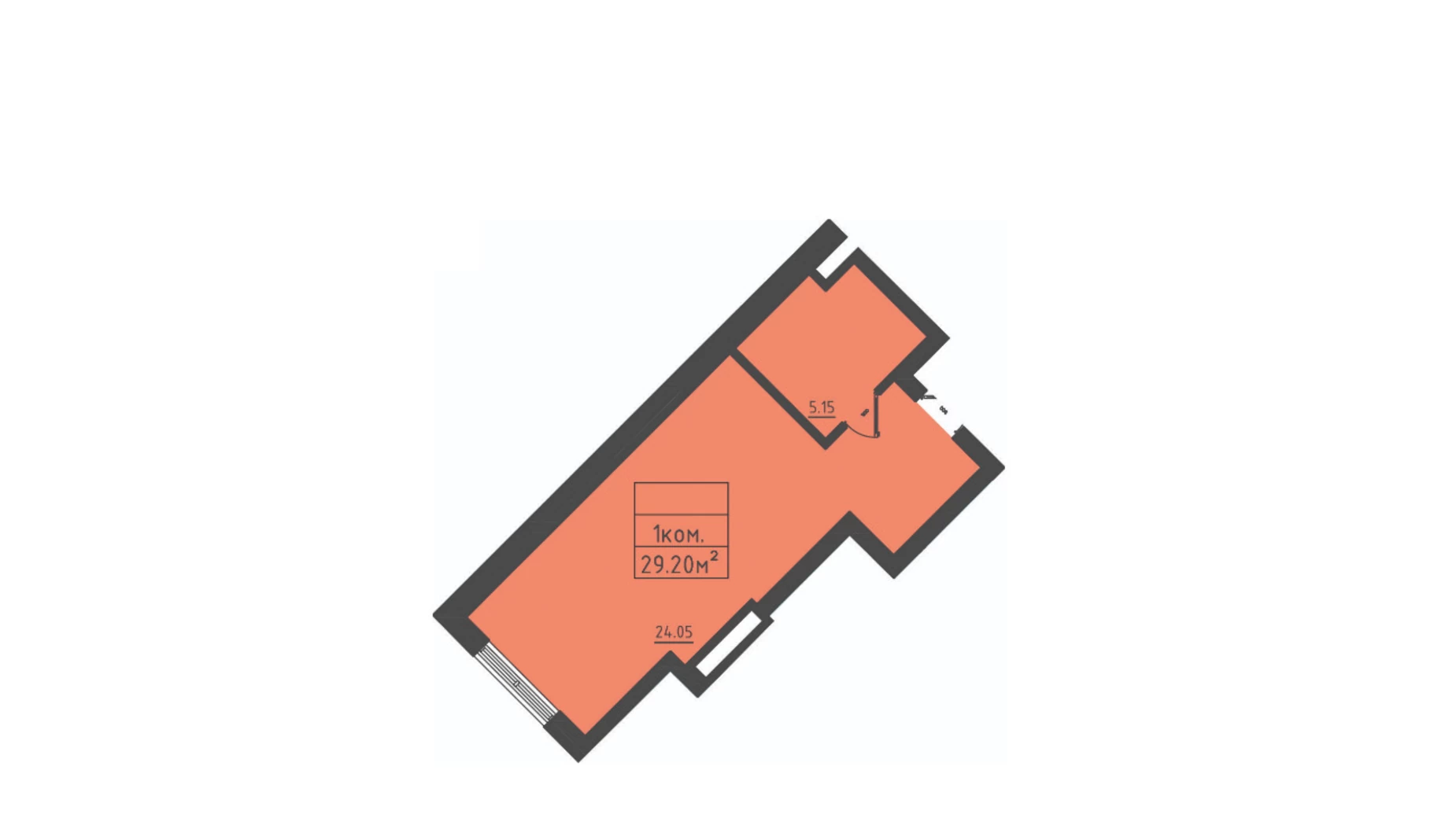 Продается 1-комнатная квартира 29.2 кв. м в Одессе, ул. Дача Ковалевского, 91 - фото 5