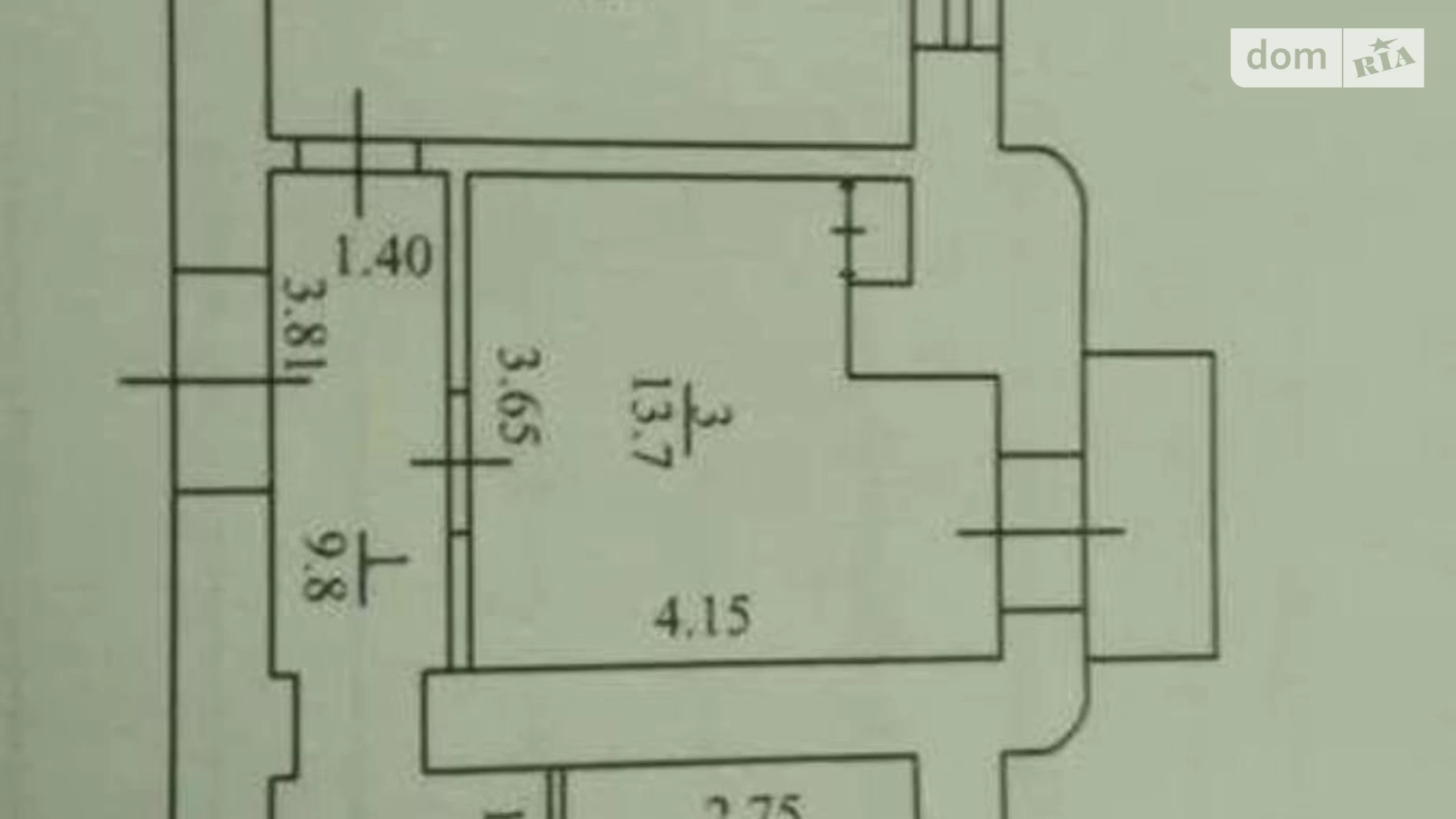 Продается 2-комнатная квартира 54 кв. м в Киеве, ул. Ивана Мазепы, 12