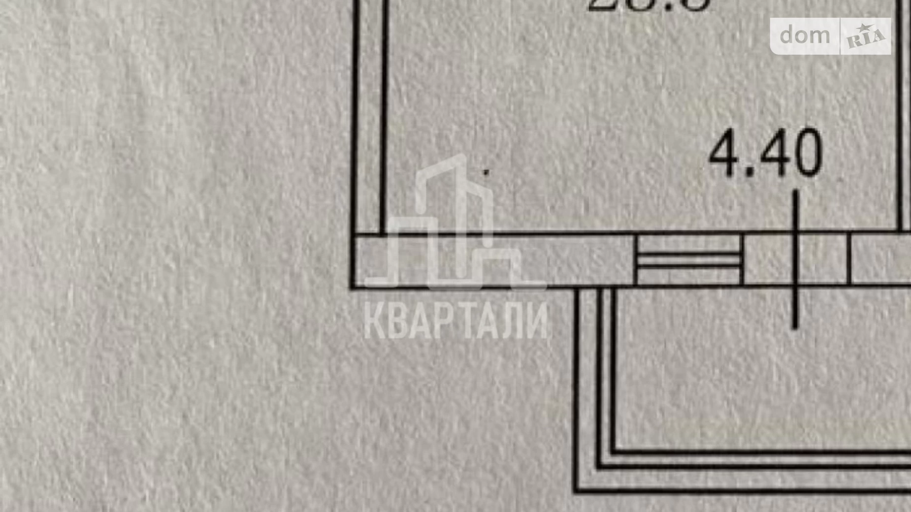 Продається 1-кімнатна квартира 53.6 кв. м у Києві, бул. Лесі Українки, 7В