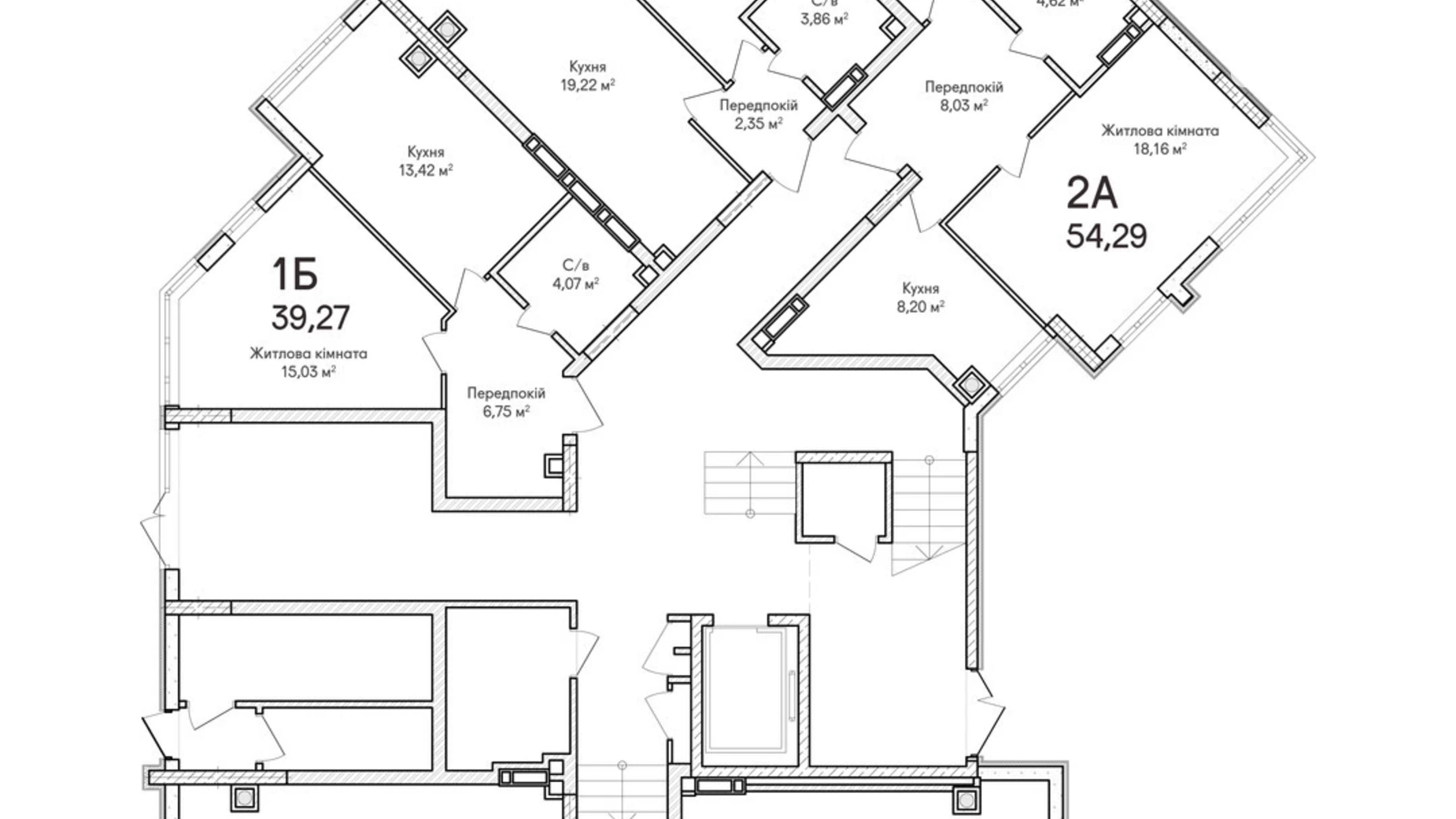 Продается 2-комнатная квартира 54 кв. м в Ирпене, ул. Достоевского, 2