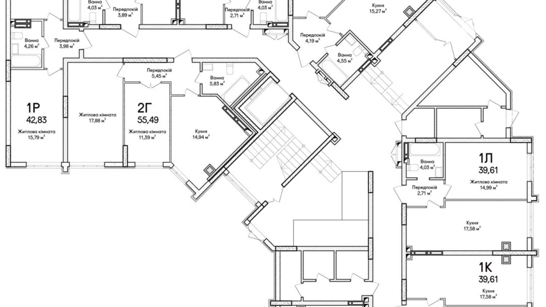 Продается 3-комнатная квартира 87 кв. м в Ирпене, ул. Достоевского