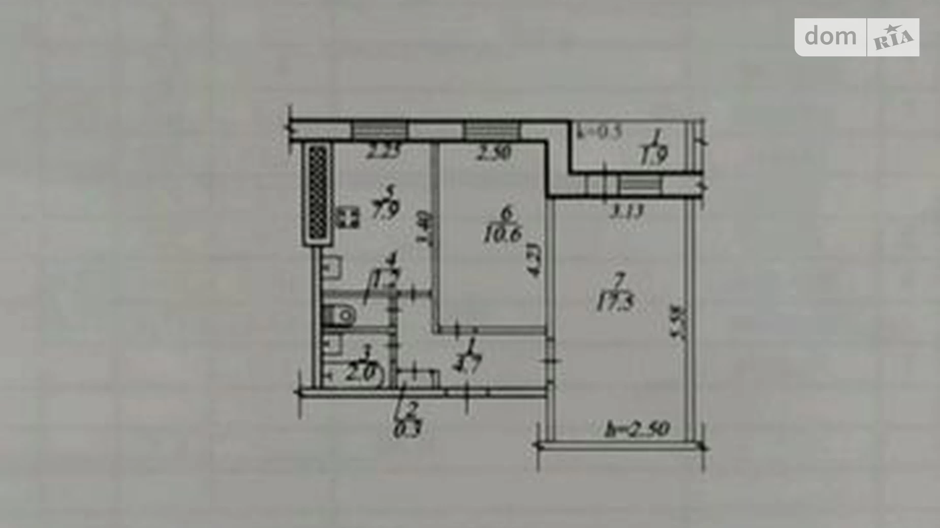 Продается 2-комнатная квартира 46 кв. м в Днепре, Донецкое шоссе, 99