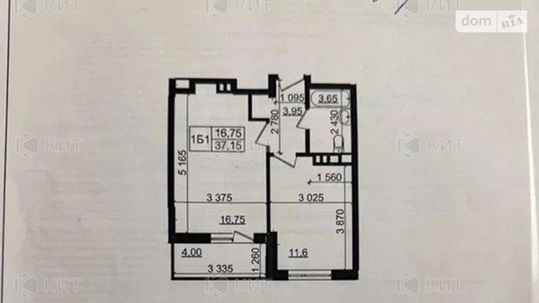 Продається 1-кімнатна квартира 37 кв. м у Харкові, просп. Героїв Харкова(Московський), 154 - фото 4