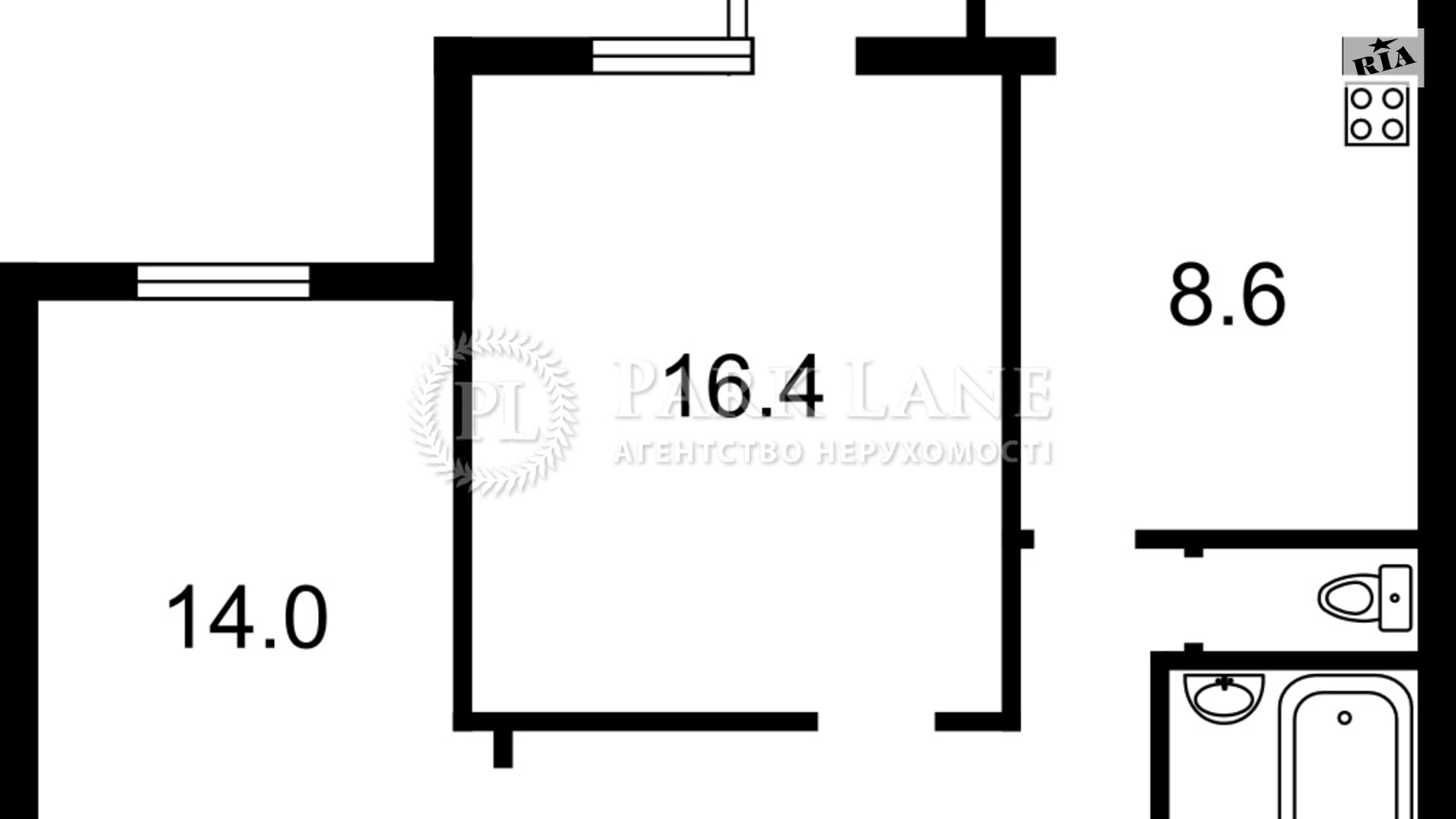 Продается 2-комнатная квартира 60 кв. м в Киеве, ул. Академика Заболотного, 16